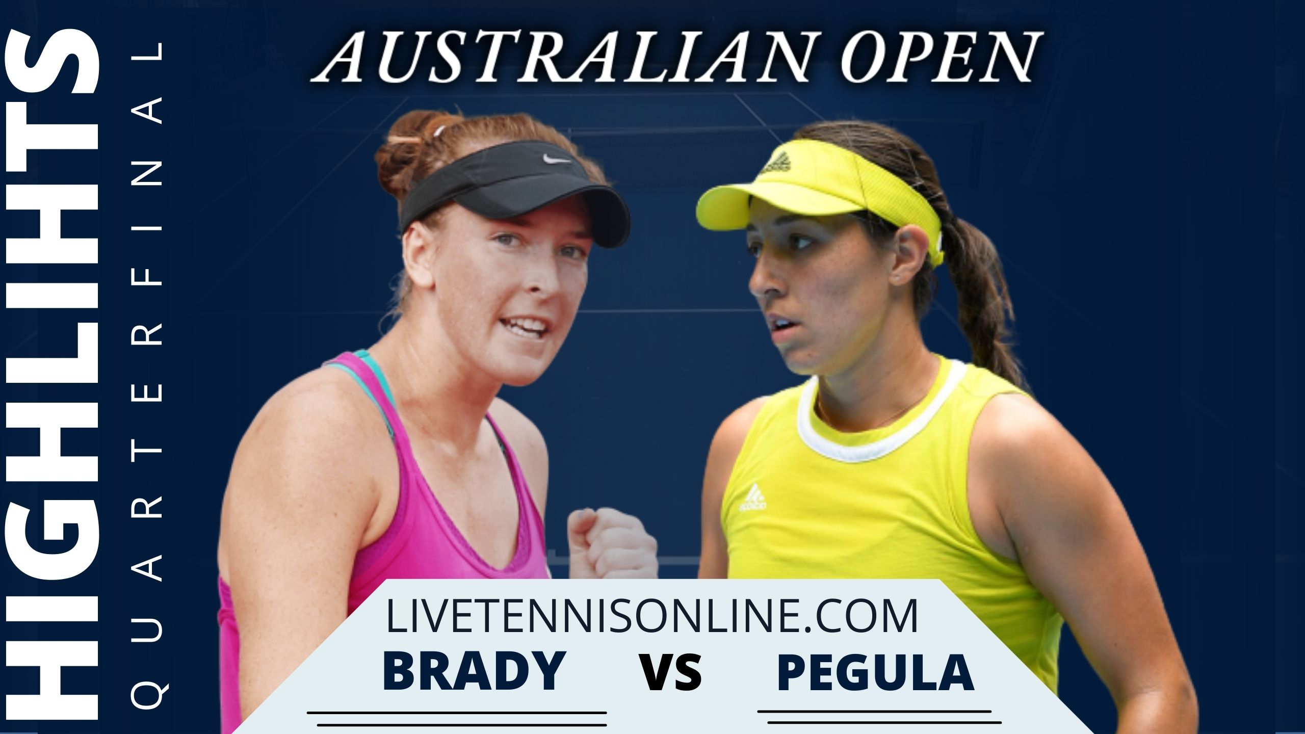 Brady Vs Pegula Qf Highlights 2021 Aus Open