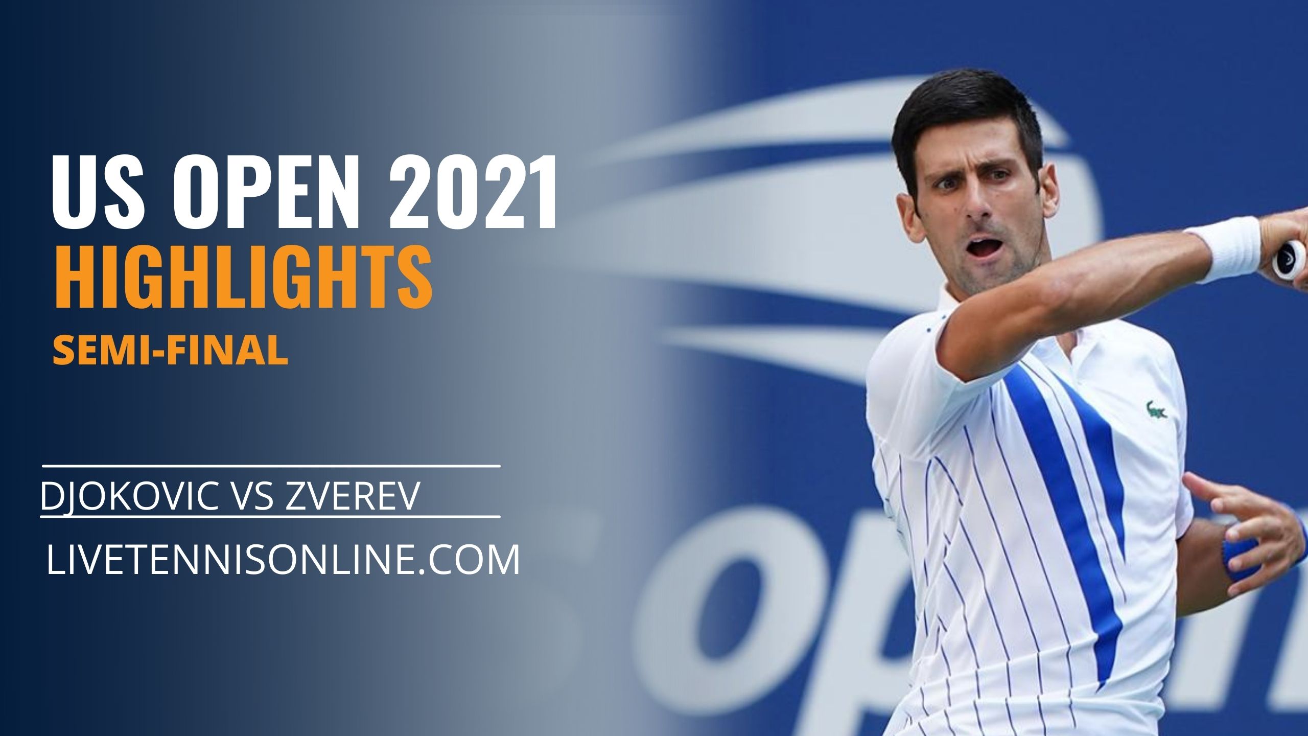 Djokovic Vs Zverev SF Highlights 2021
