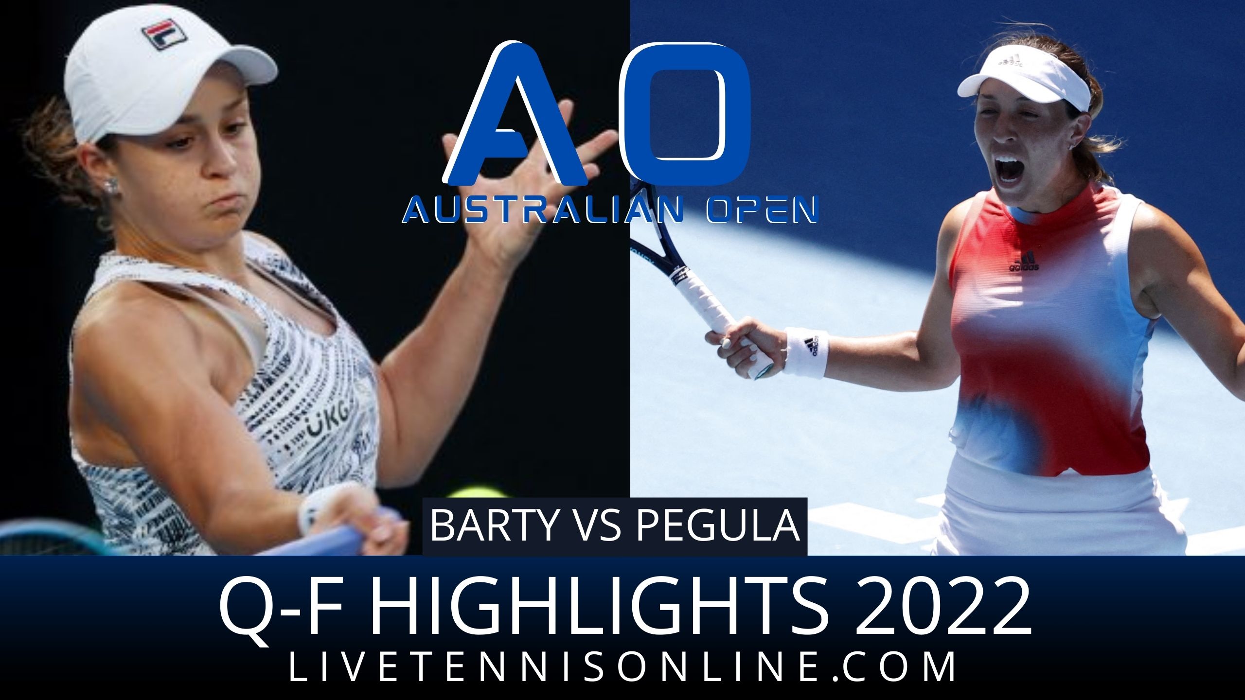 Barty Vs Pegula QF Highlights 2022 Australian Open