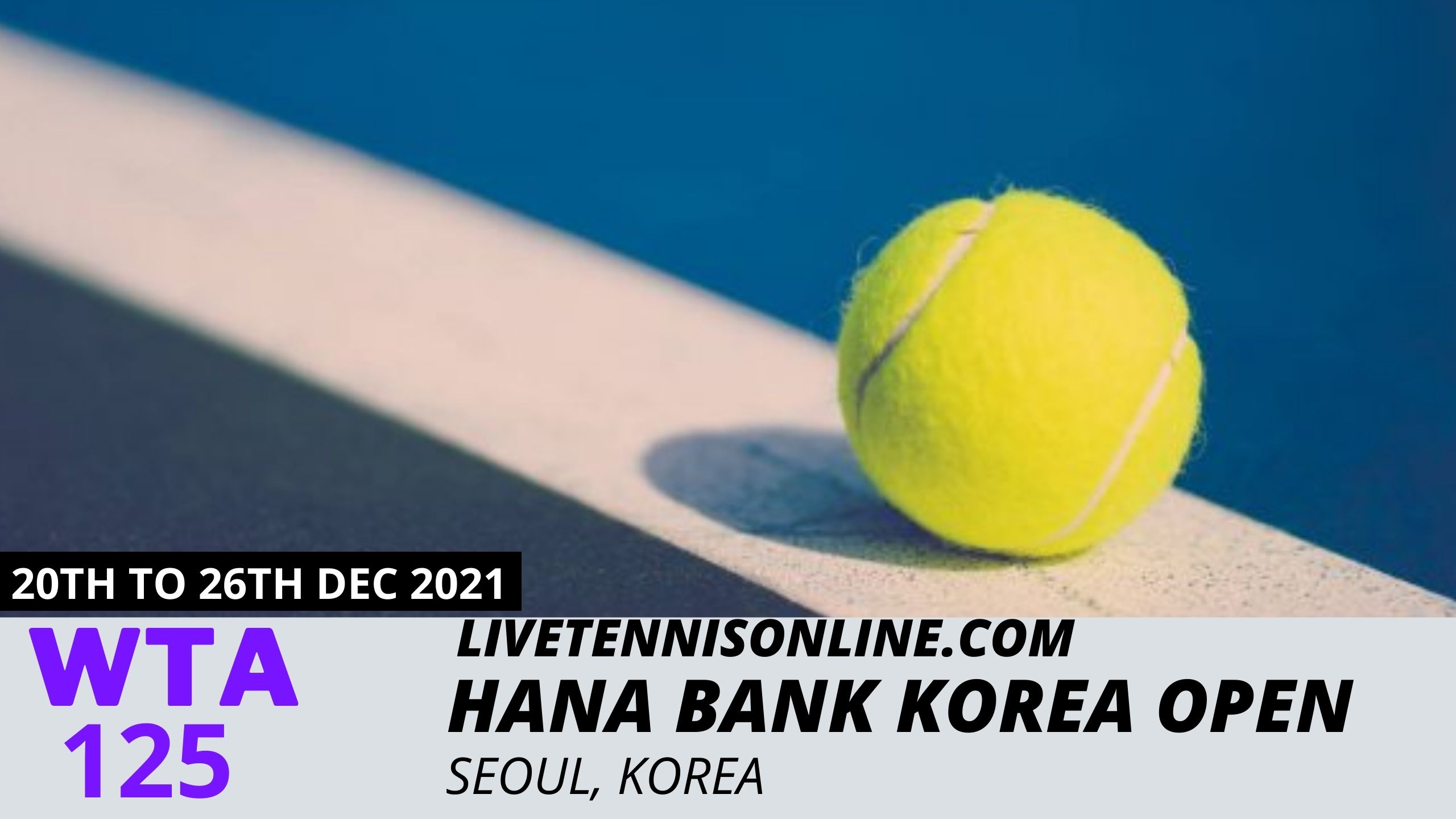 Korea Open 2018 Tennis Live Stream