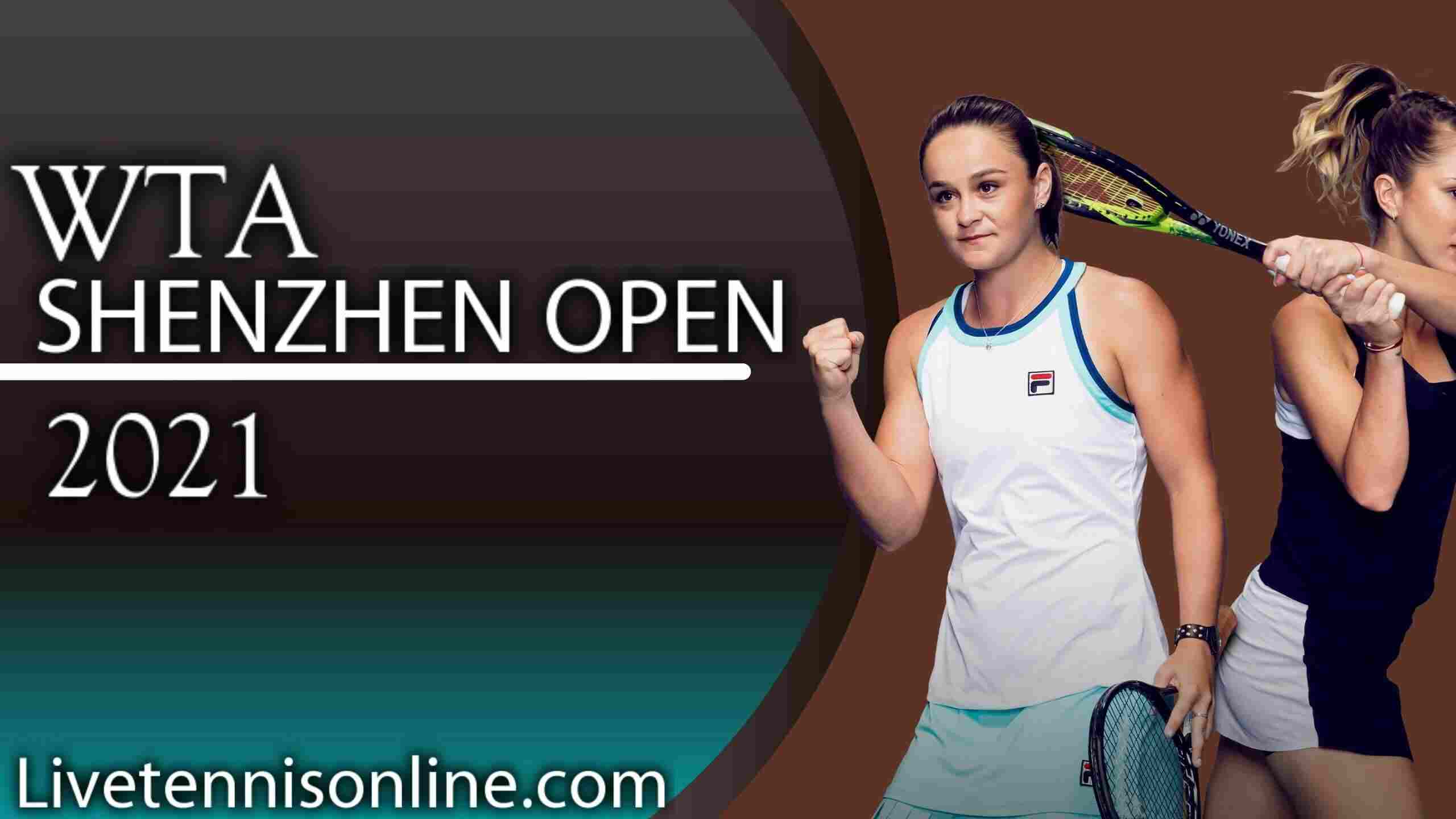 WTA Shenzhen Open 2017 Live