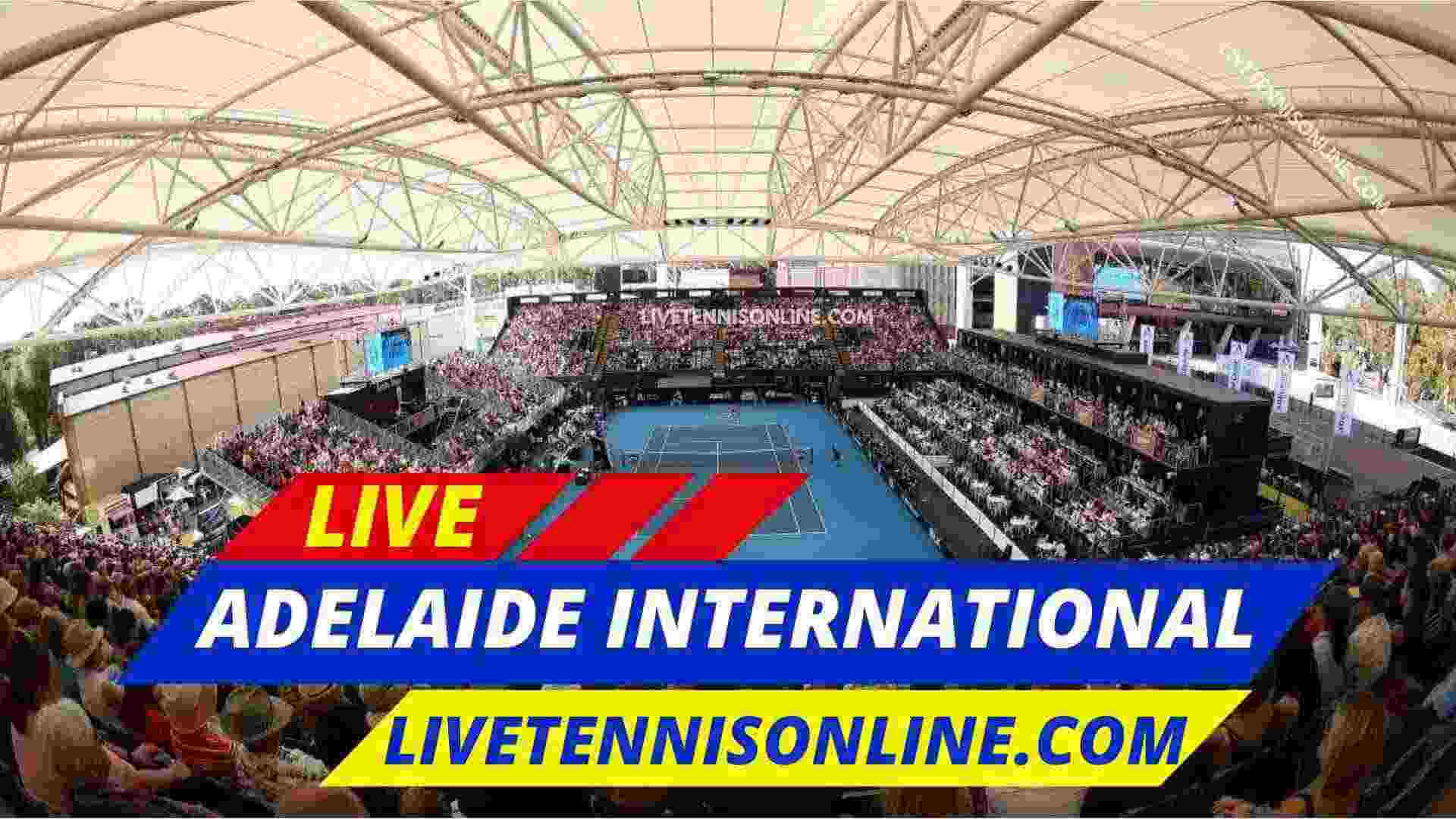 Adelaide International Tennis Live Stream