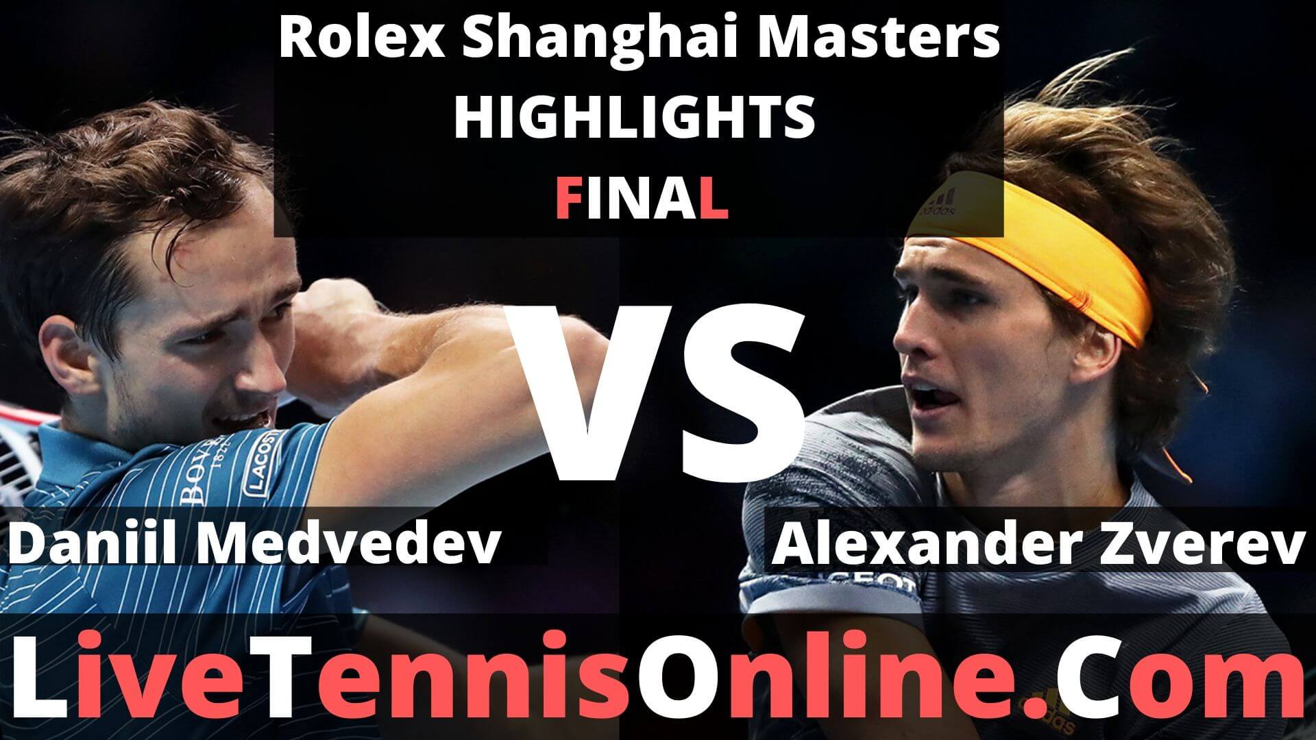 Daniil Medvedev Vs Alexander Zverev Highlights 2019 Rolex Shanghai Masters Final
