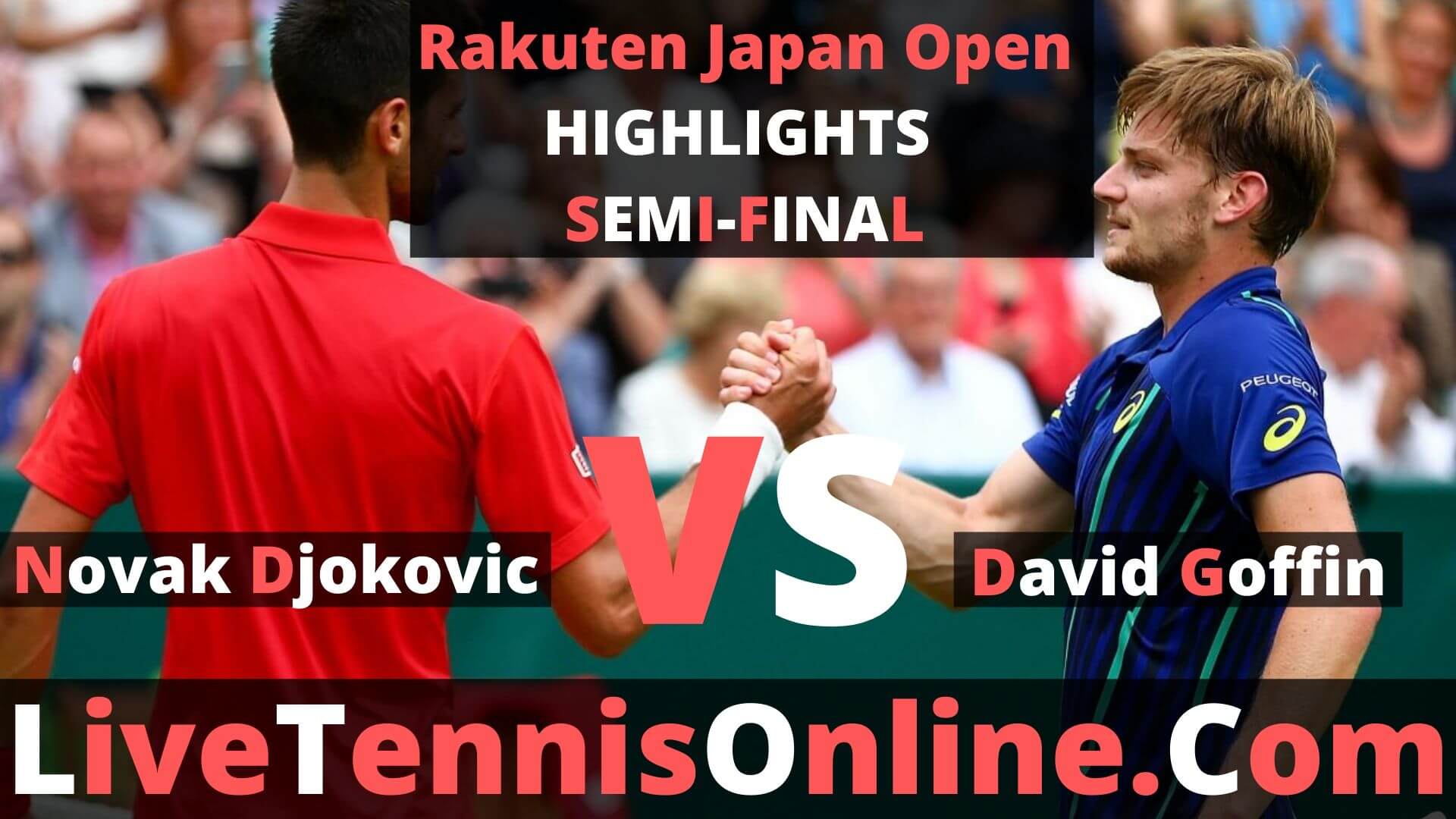 Novak Djokovic Vs David Goffin Highlights 2019  Rakuten Japan Open SF