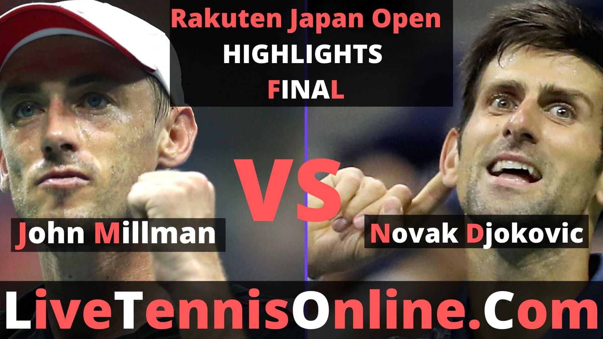 Novak Djokovic Vs John Millman Highlights 2019 Rakuten Japan Open Final