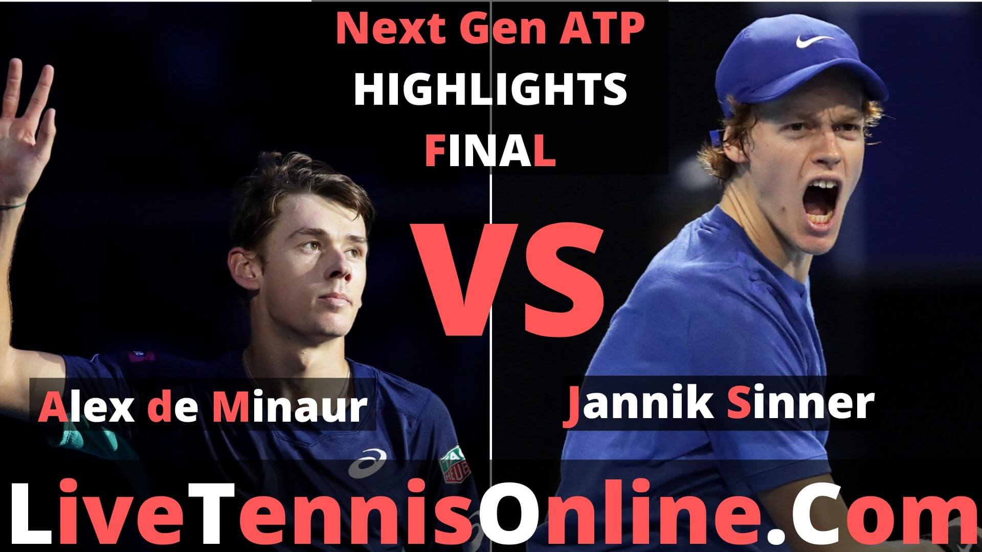Alex de Minaur Vs Jannik Sinner Highlights 2019 Next Gen ATP Final