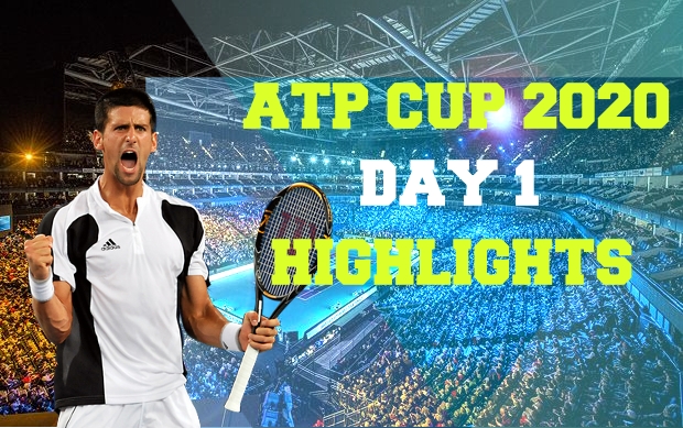 ATP Cup 2020 Day 1 Highlights