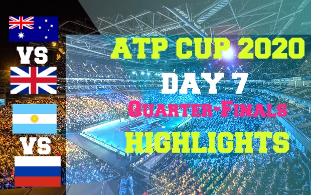 ATP Cup 2020 Day 7 Quarterfinals Highlights