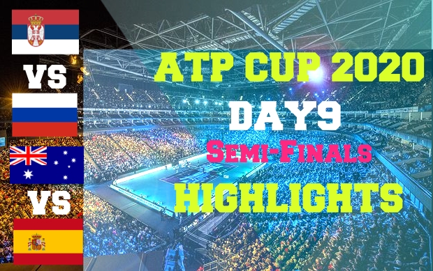 ATP Cup 2020 Day 9 Semifinals Highlights