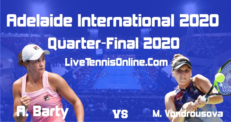 Barty VS Vondrousova Quarterfinal Highlights