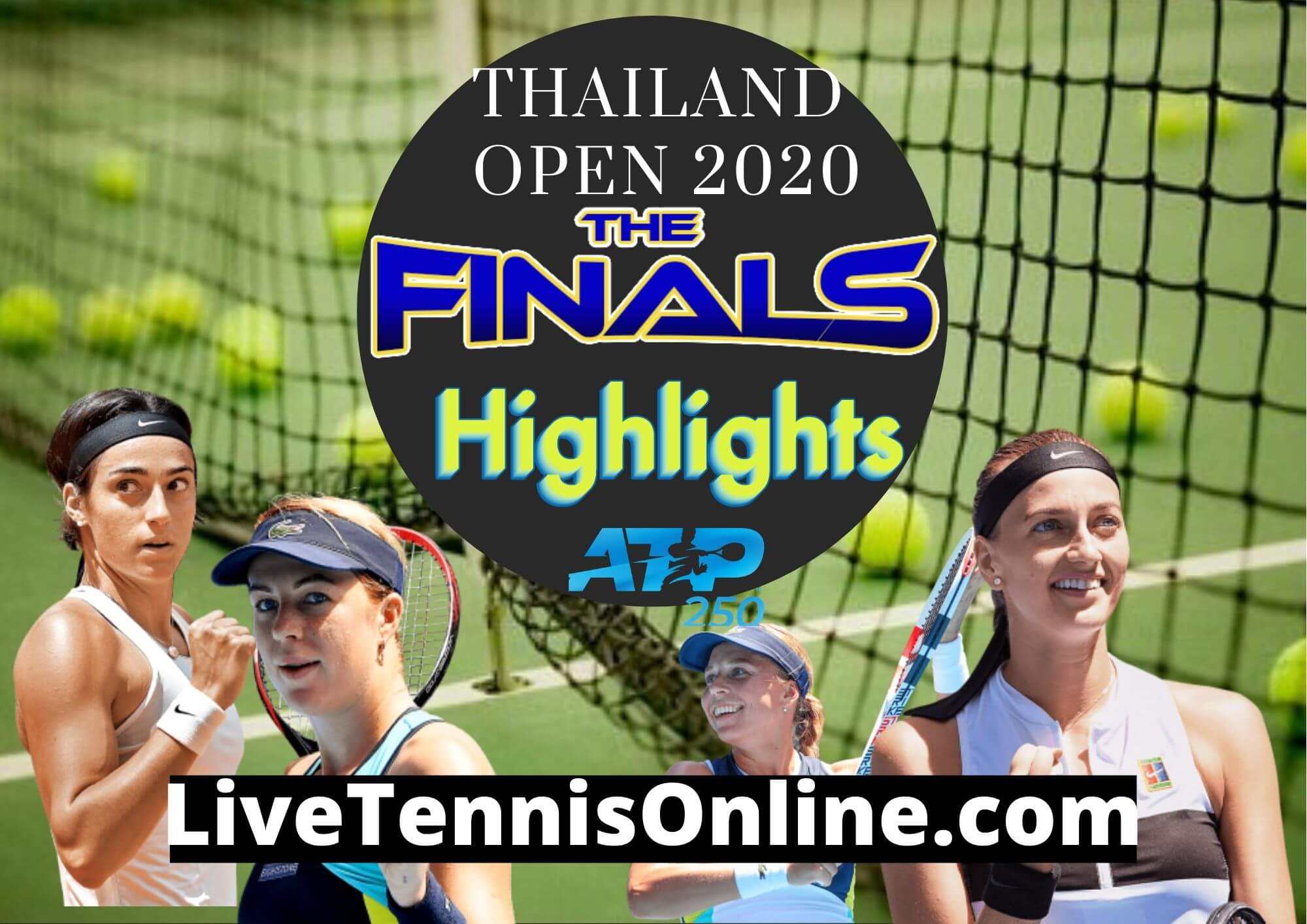 L Kung Vs M Linette Final Highlights 2020 Thailand open