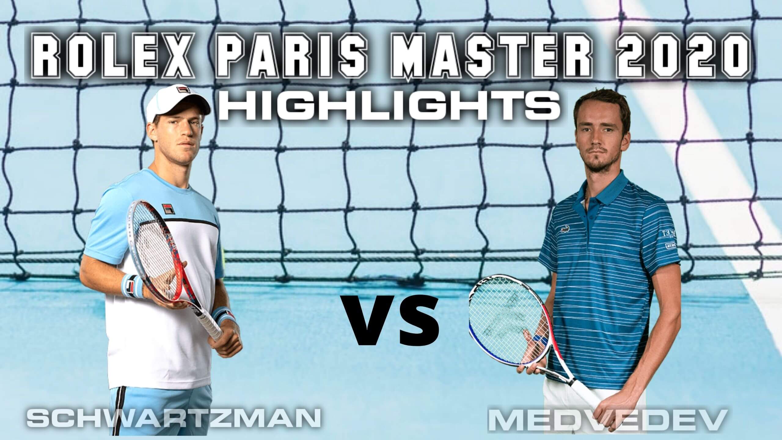 D Schwartzman vs D Medvedev Quarterfinal Highlights 2020