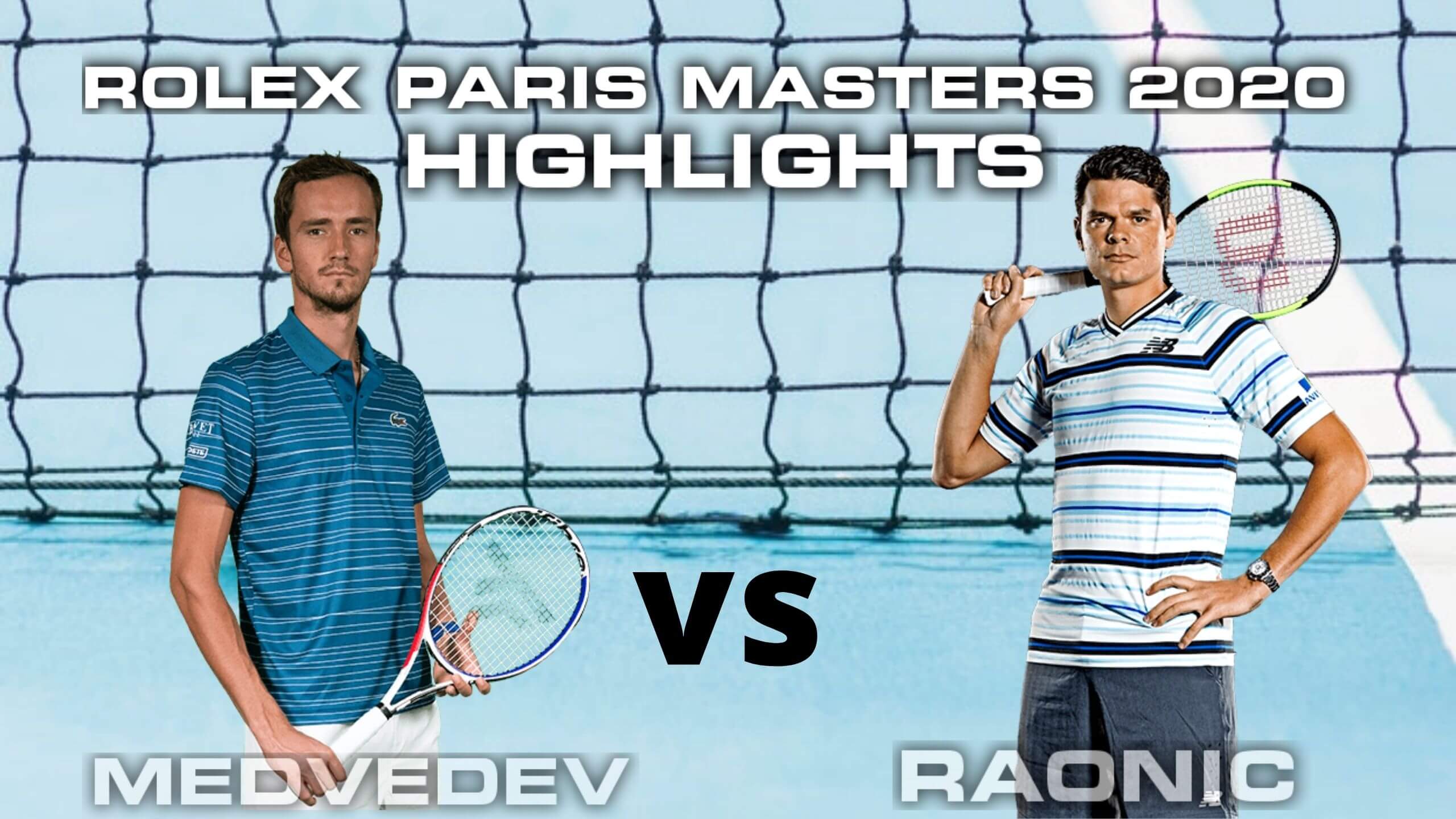 D Medvedev vs M Raonic Semi Final Highlights 2020