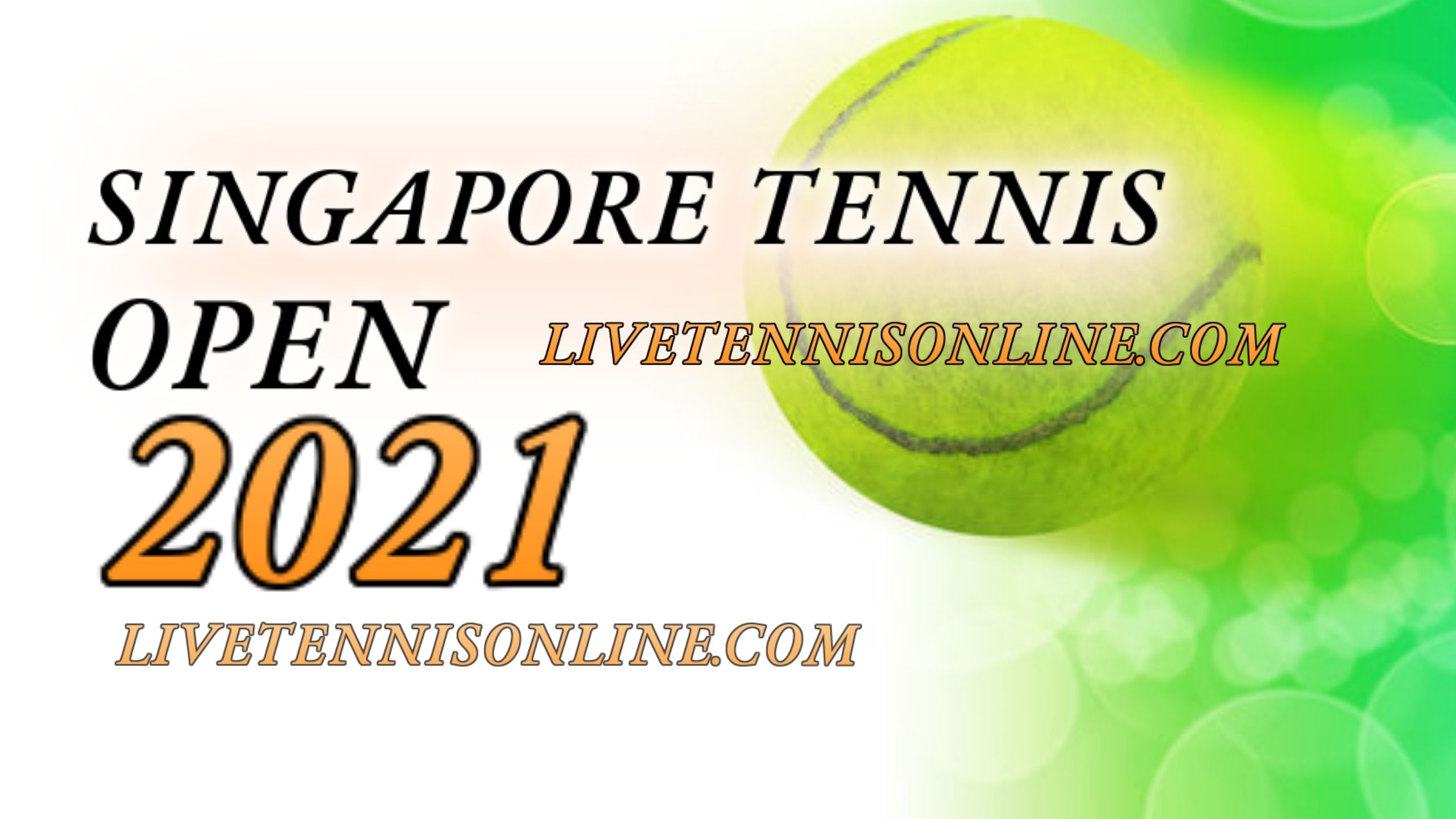 Singapore Tennis Open ATP Live Stream 2021