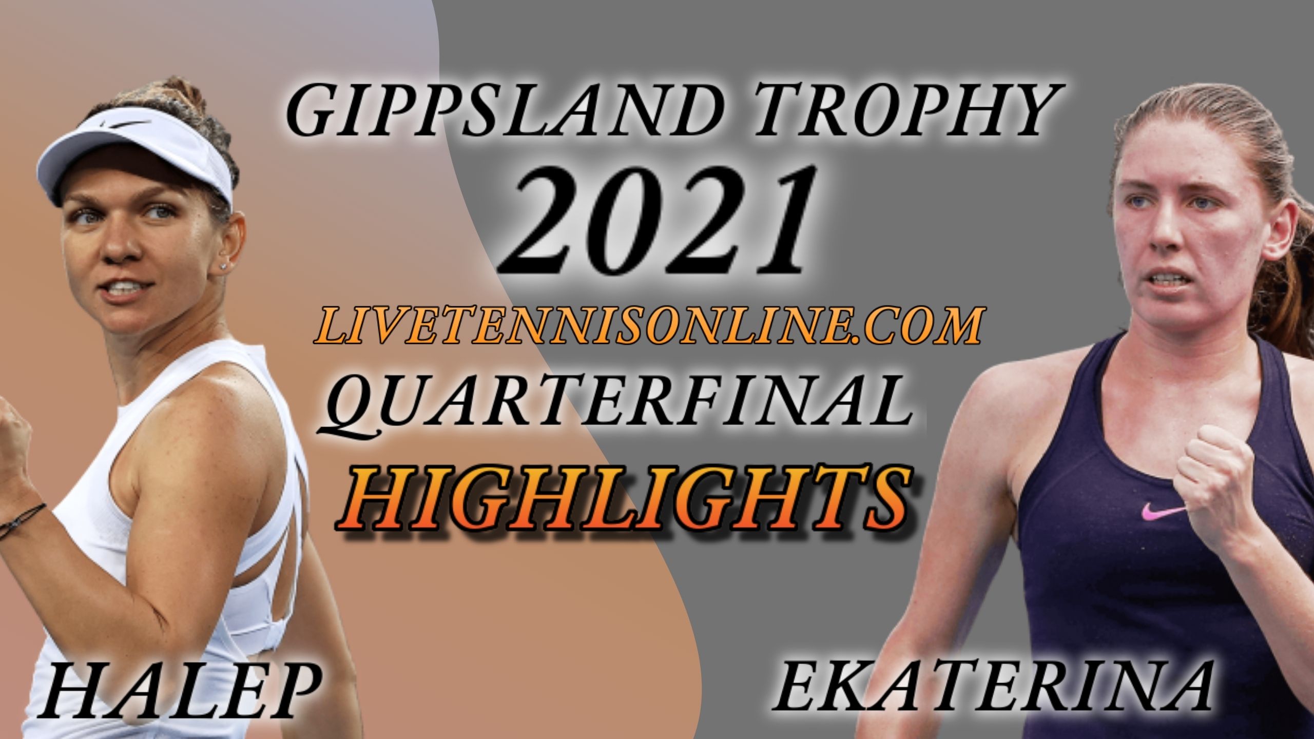 Halep Vs Alexandrova Quarterfinal Highlights 2021