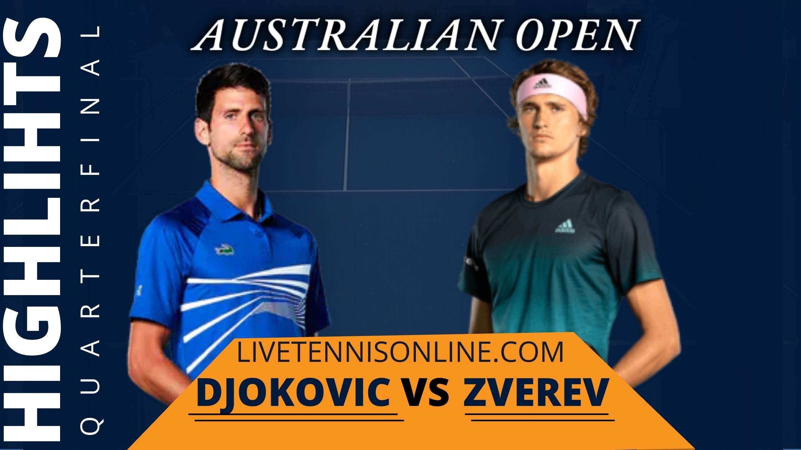 Djokovic Vs Zverev Quarter Final Highlights 2021