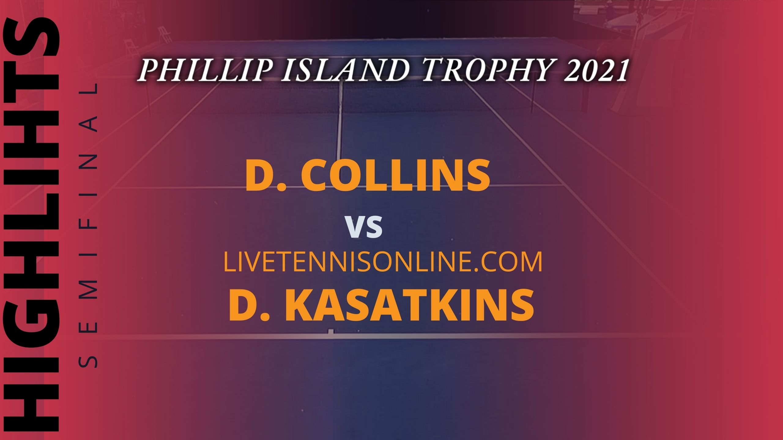 Collins Vs Kasatkina SF Highlights 2021