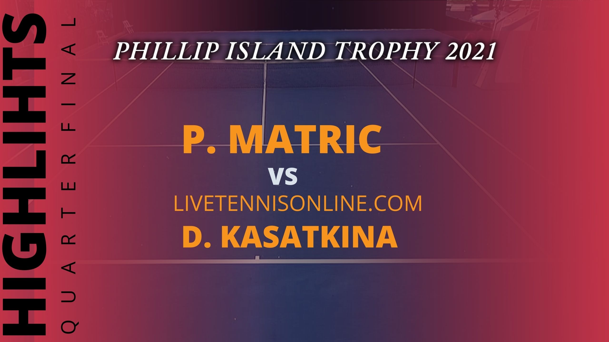 Matric Vs Kasatkina QF Highlights 2021