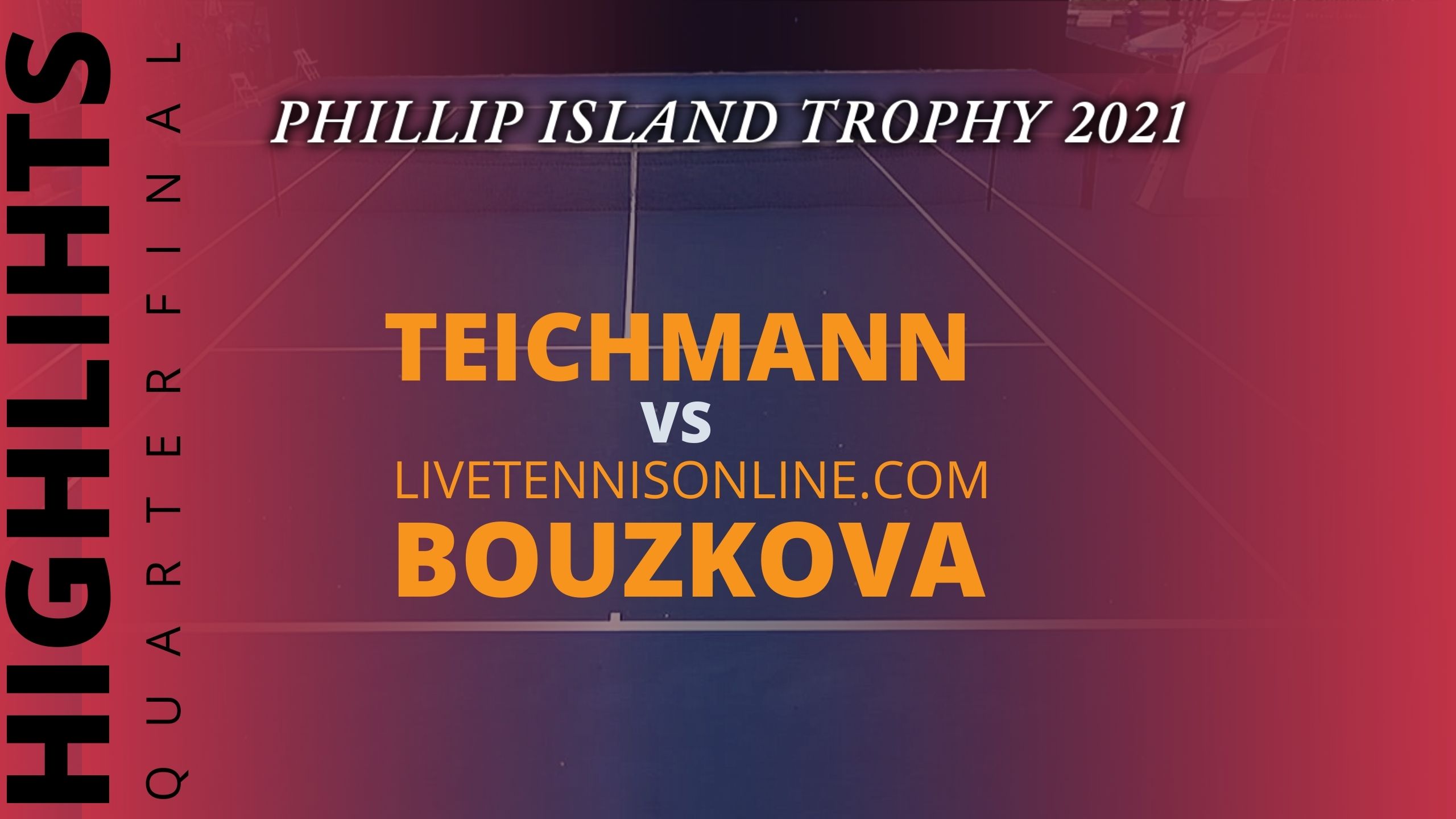 Teichmann Vs Bouzkova QF Highlights 2021