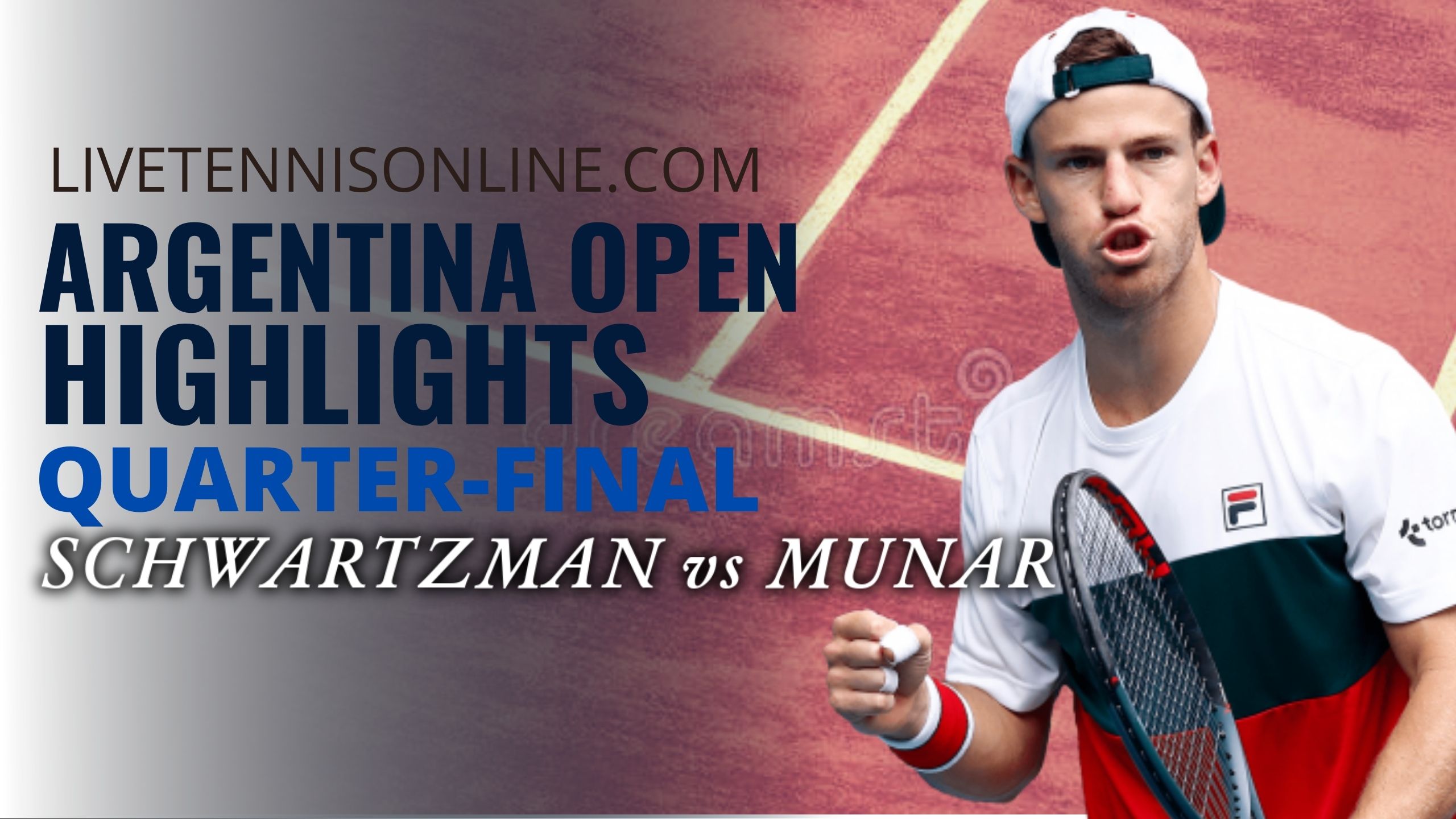 Schwartzman Vs Munar Quarter Final Highlights 2021