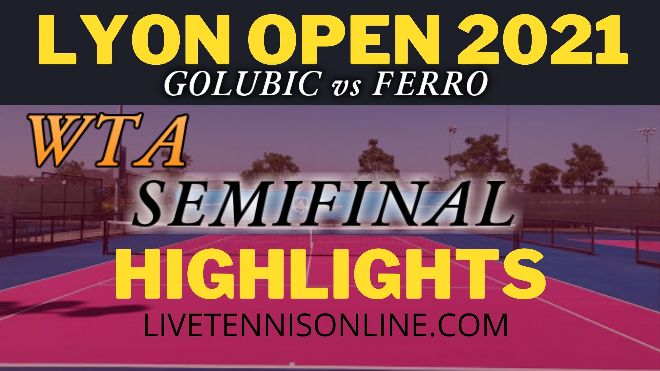 Golubic Vs Ferro Semi Final Highlights 2021