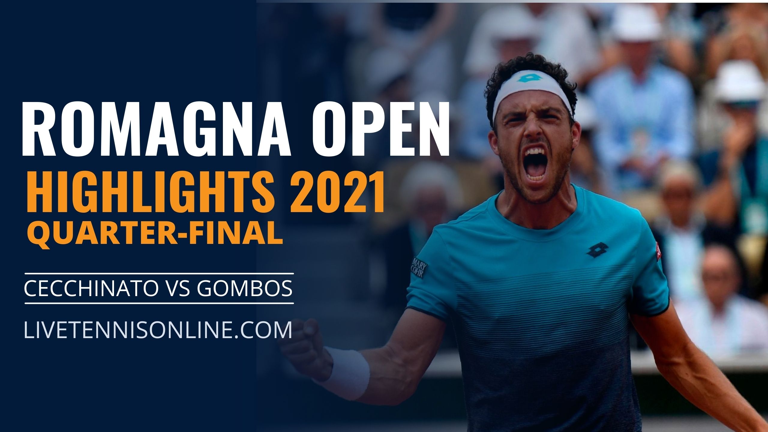 Cecchinato Vs Gombos QF Highlights 2021