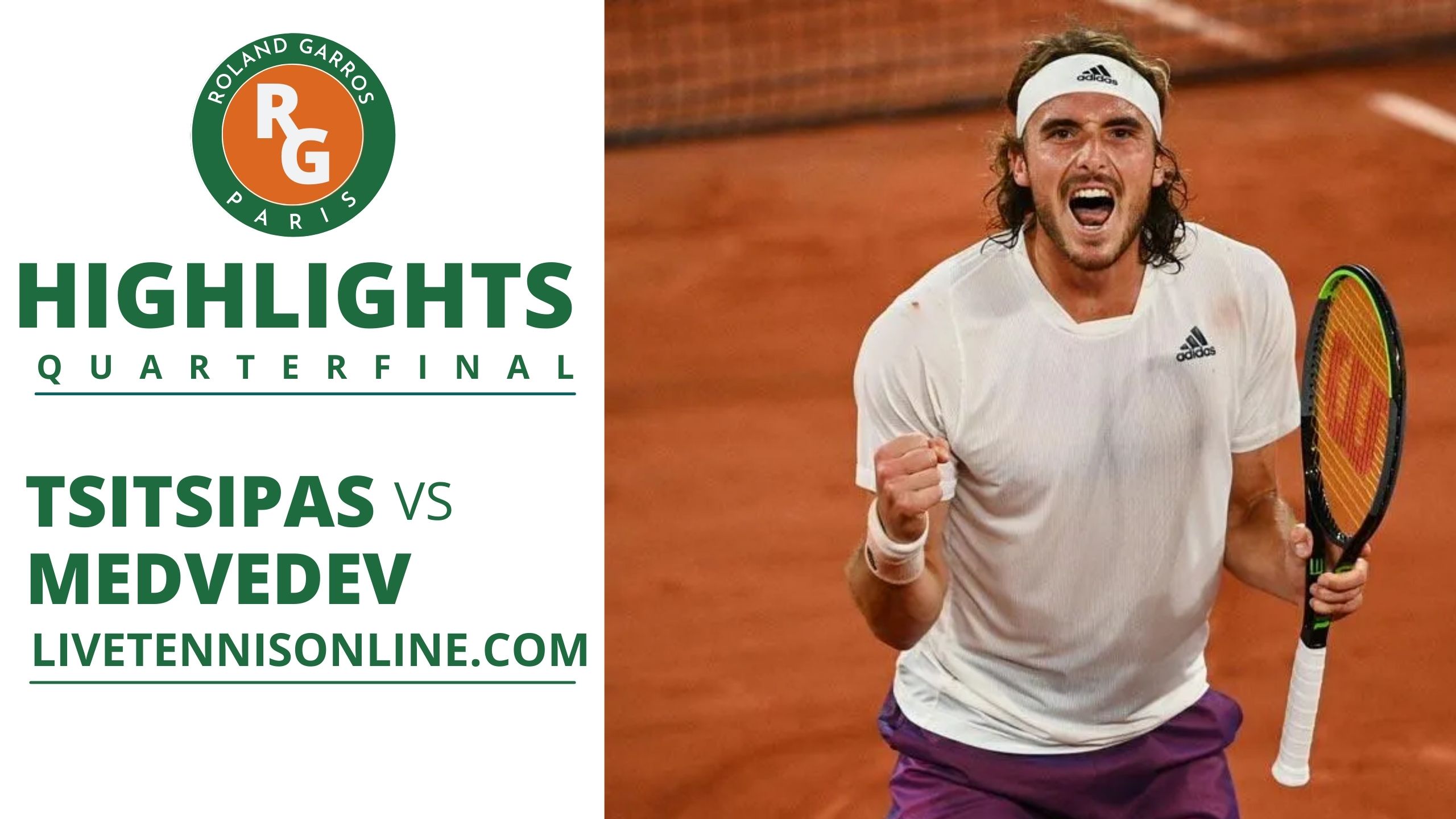 Tsitsipas Vs Medvedev QF Final Highlights 2021