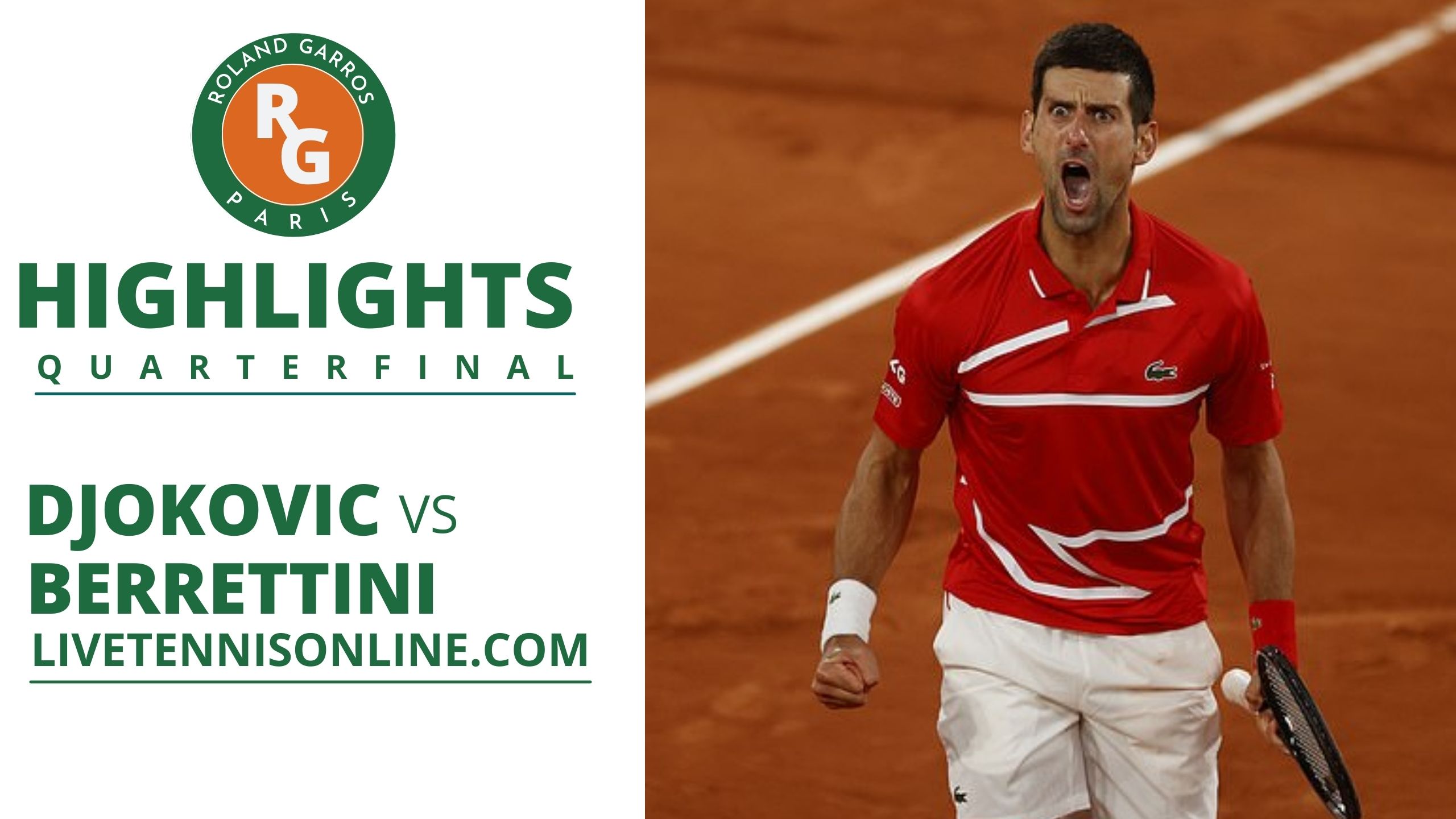 Djokovic Vs Berrettini Highlights 2021