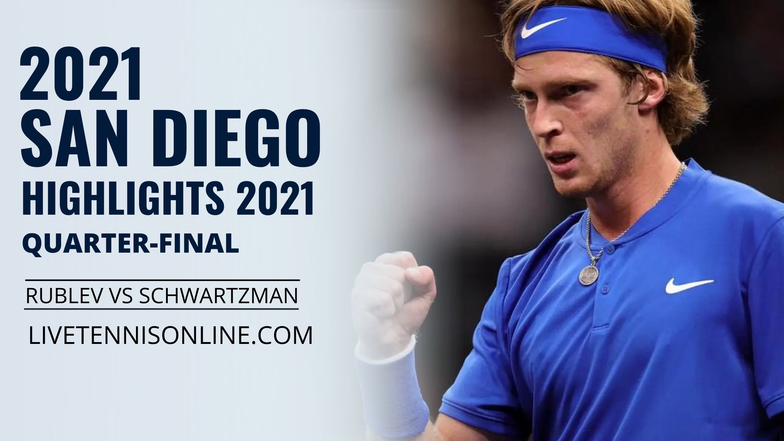 Rublev Vs D. Schwartzman QF Highlights 2021