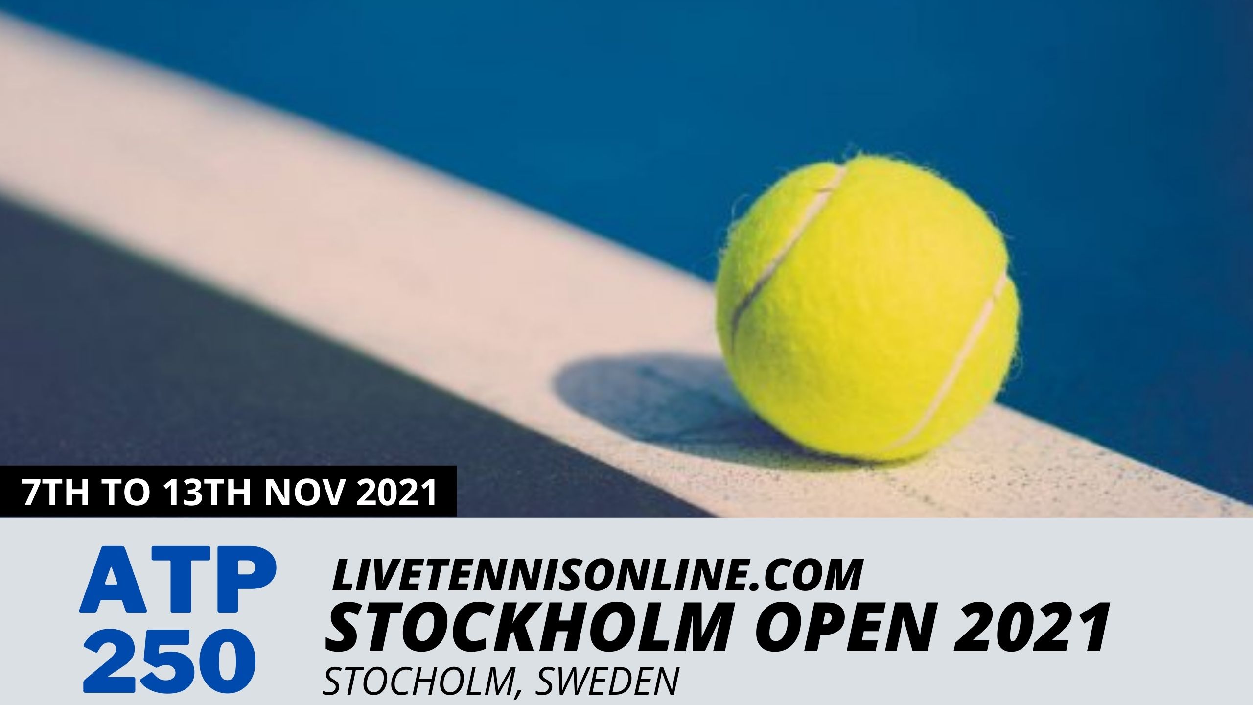 Stockholm Open Tennis Live Stream 2024
