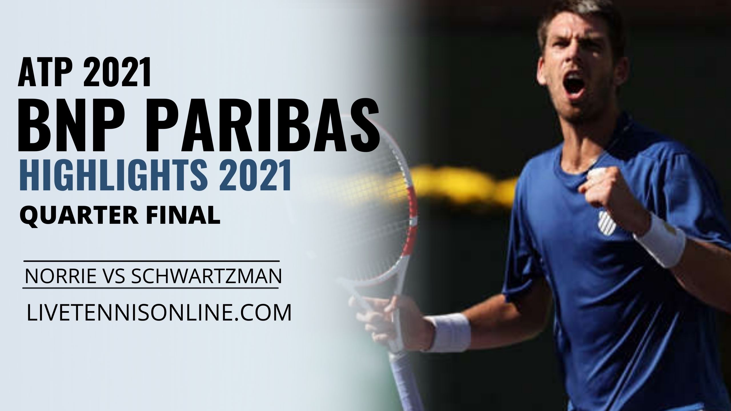 Norrie Vs Schwartzman QF Highlights 2021