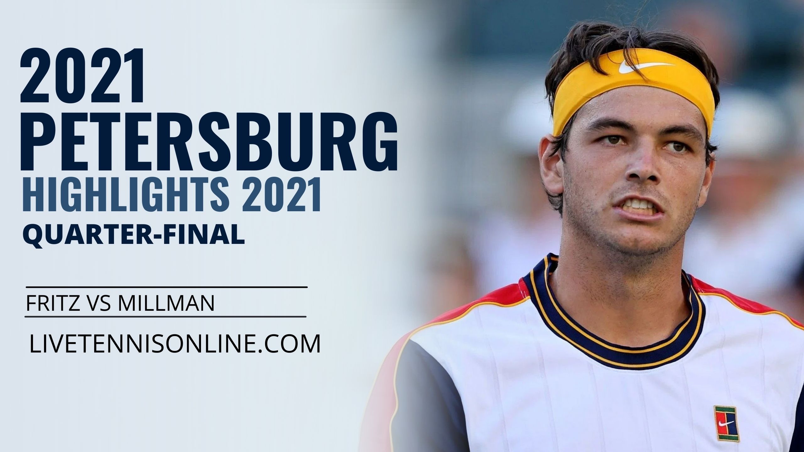 Fritz Vs Millman QF Highlights 2021 Petersburg Open