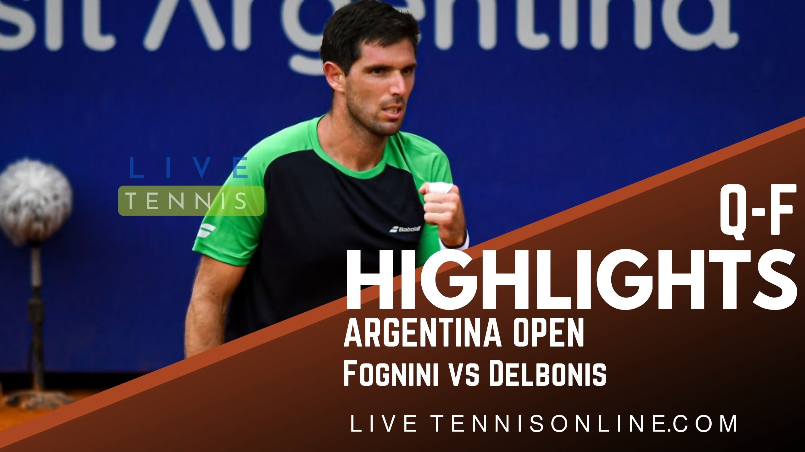 Fognini Vs Delbonis QF Highlights 2022 Argentina Open