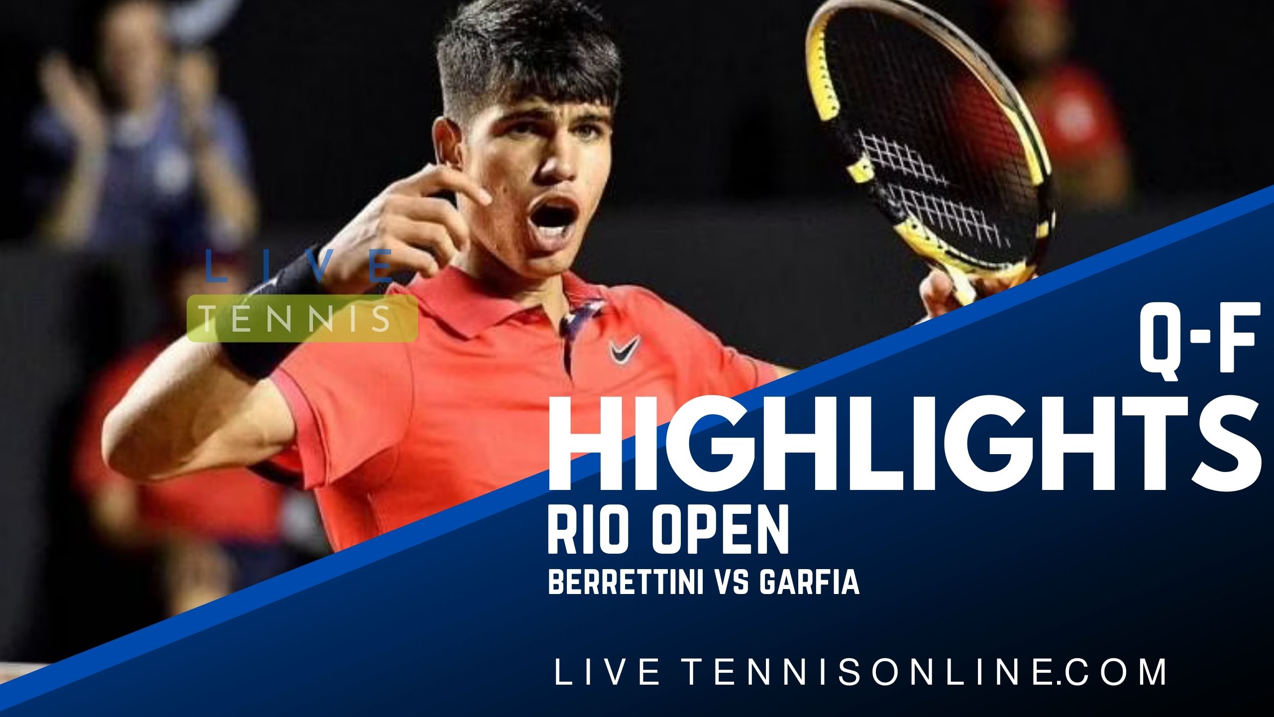 Berrettini Vs Garfia QF Highlights 2022 Rio Open