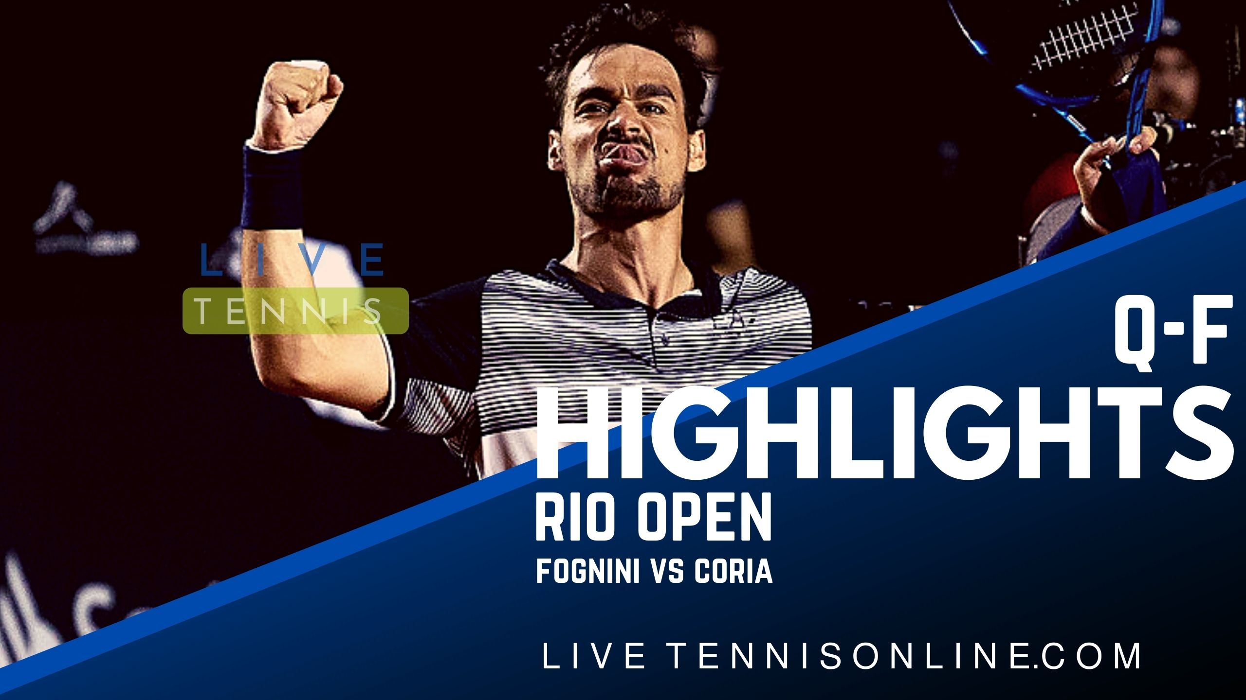 Fognini Vs Coria QF Highlights 2022 Rio Open