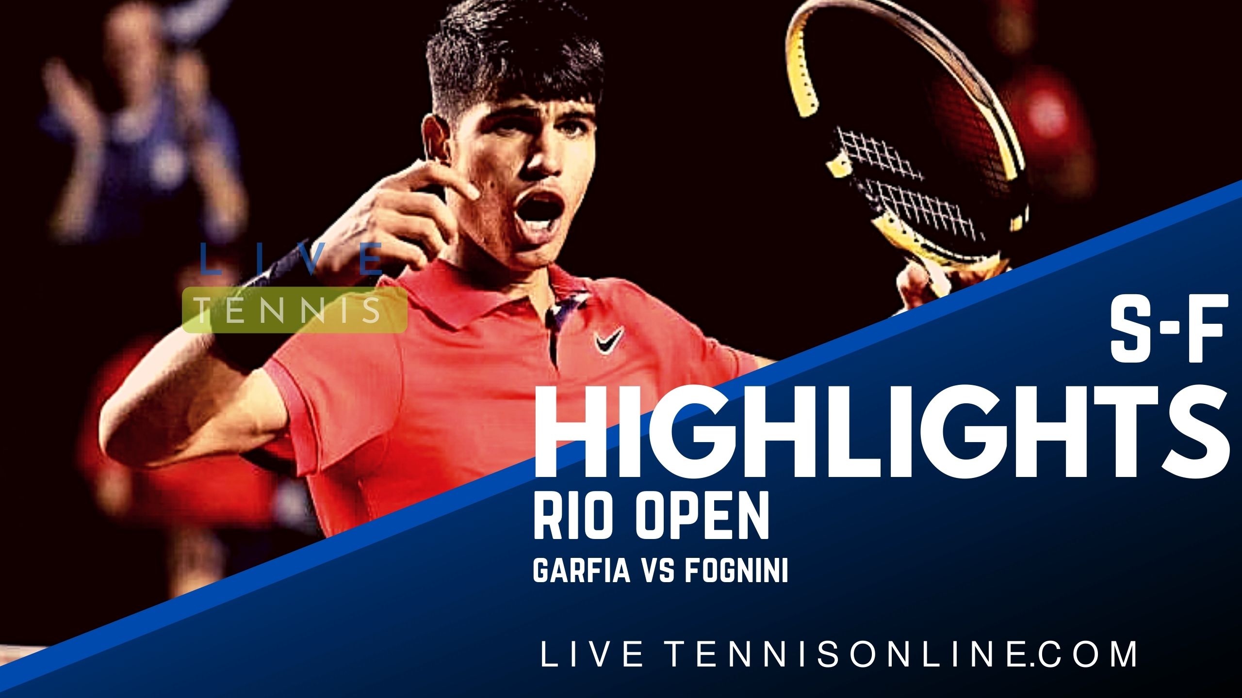 Garfia Vs Fognini SF Highlights 2022 Rio Open