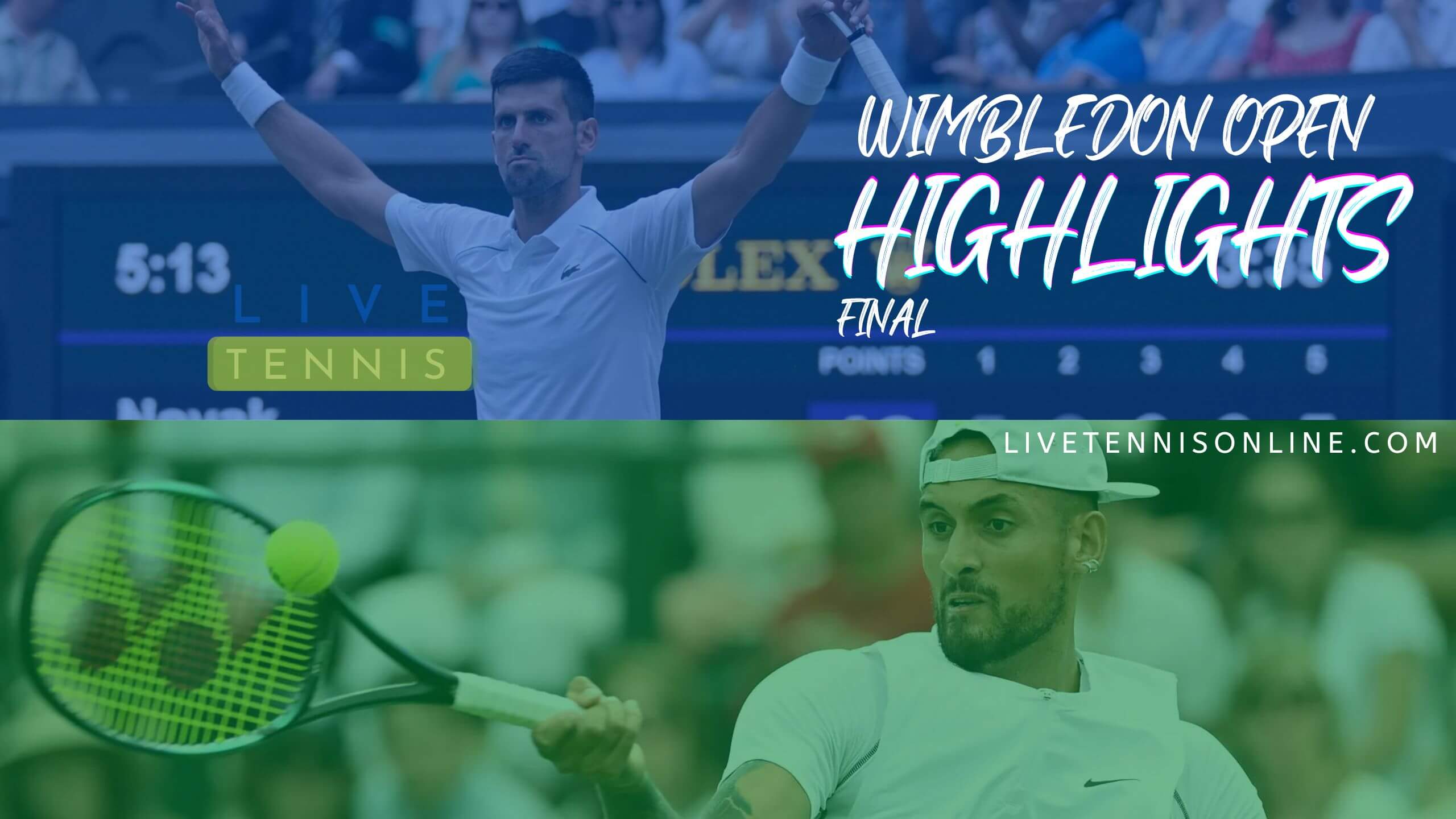 Djokovic Vs Kyrgios Final Highlights 2022 Wimbledon Open