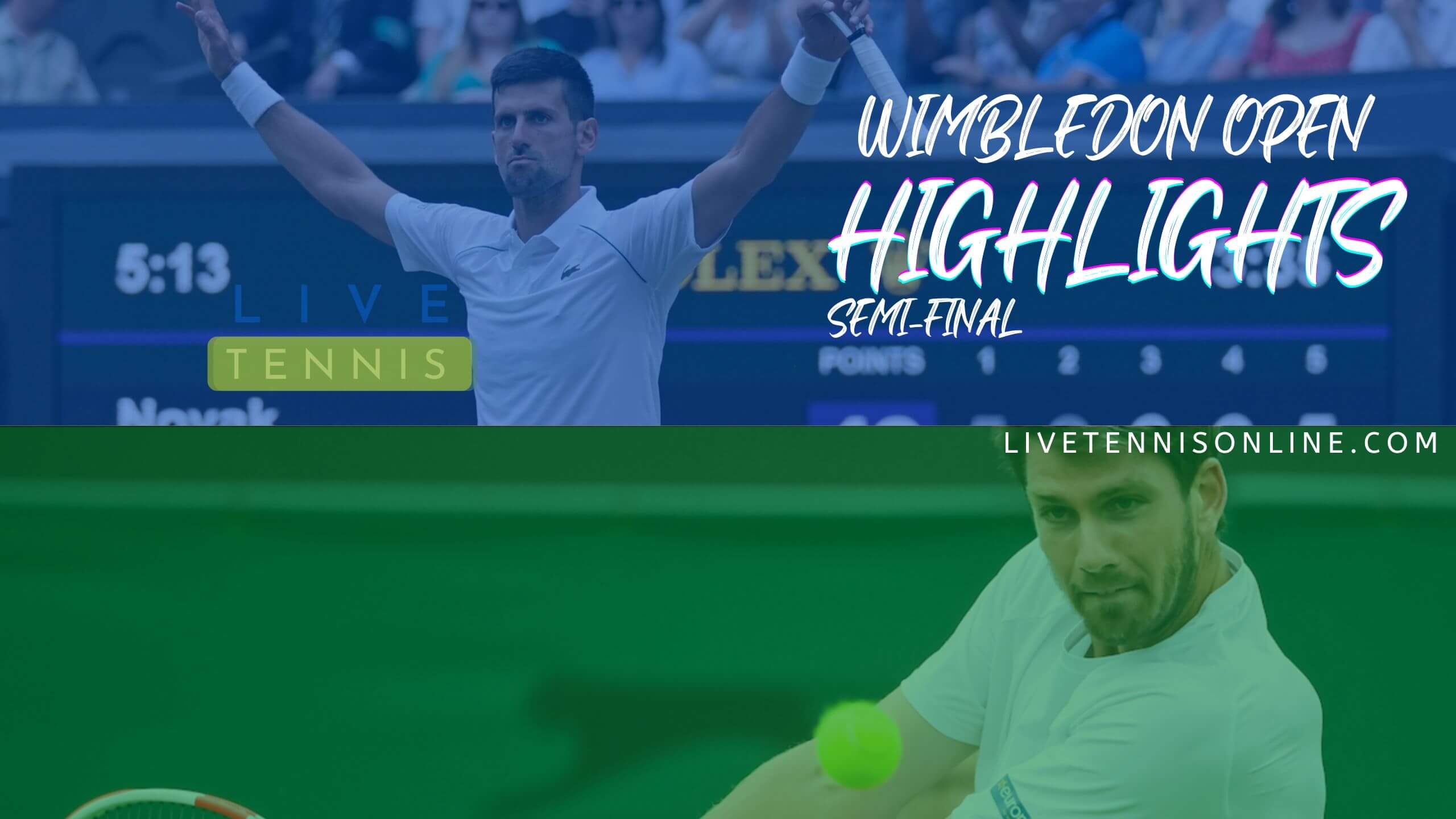 Djokovic Vs Norrie SF Highlights 2022 Wimbledon Open