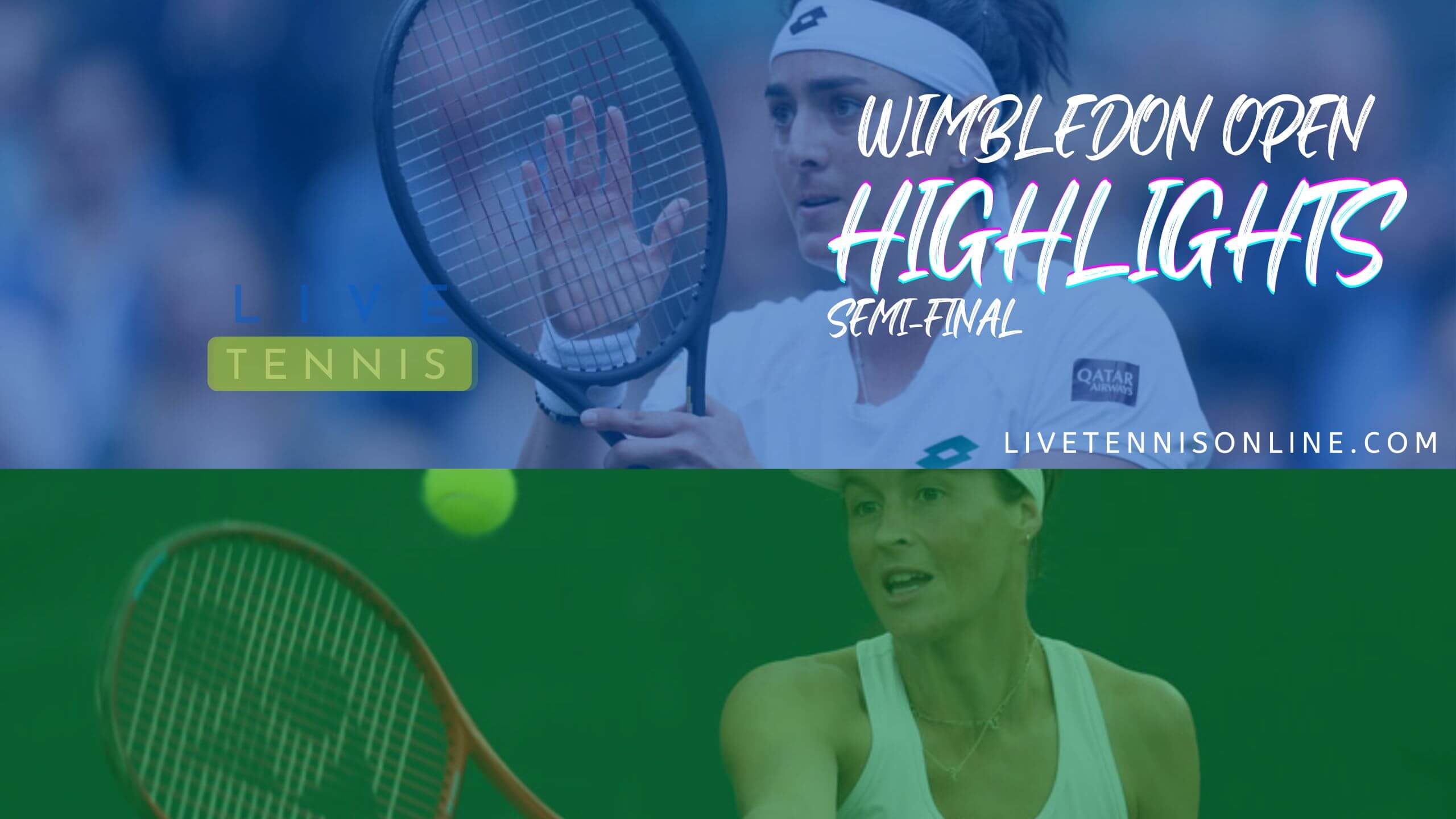 Jabeur Vs Maria SF Highlights 2022 Wimbledon Open