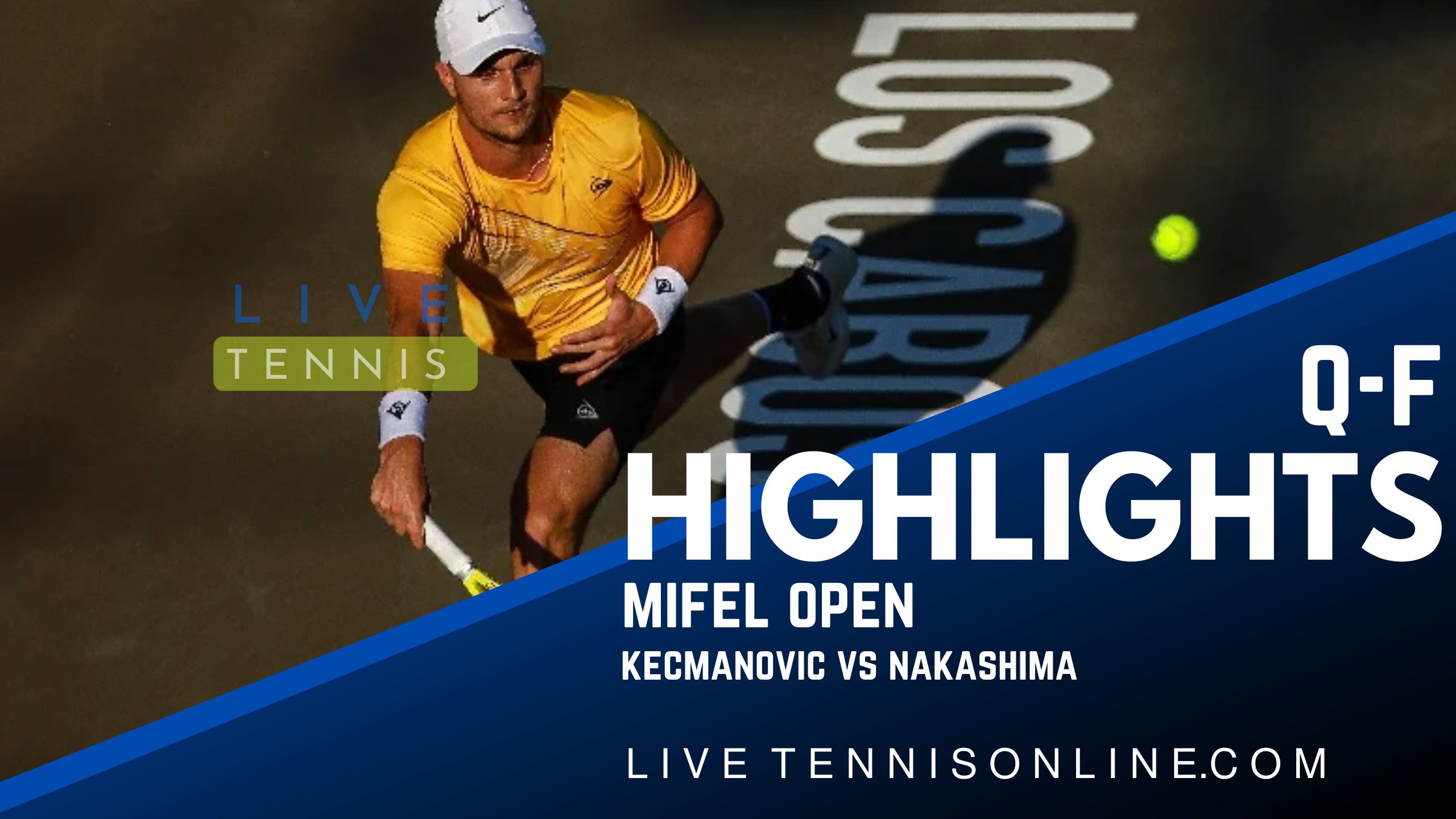 Kechmanovic Vs Nakashima QF Highlights 2022 Mifel Open