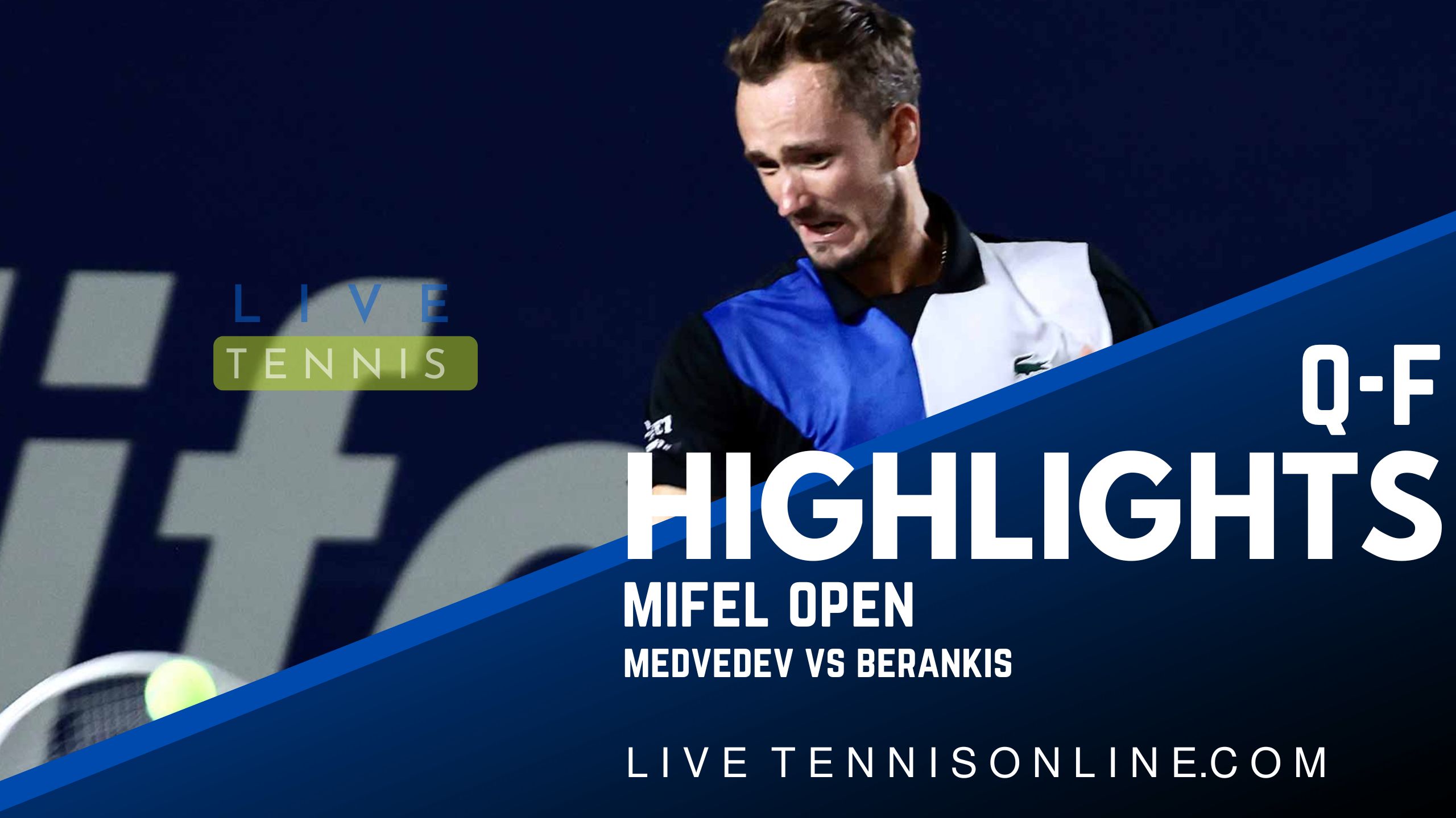 Medvedev Vs Berankis QF Highlights 2022 Mifel Open