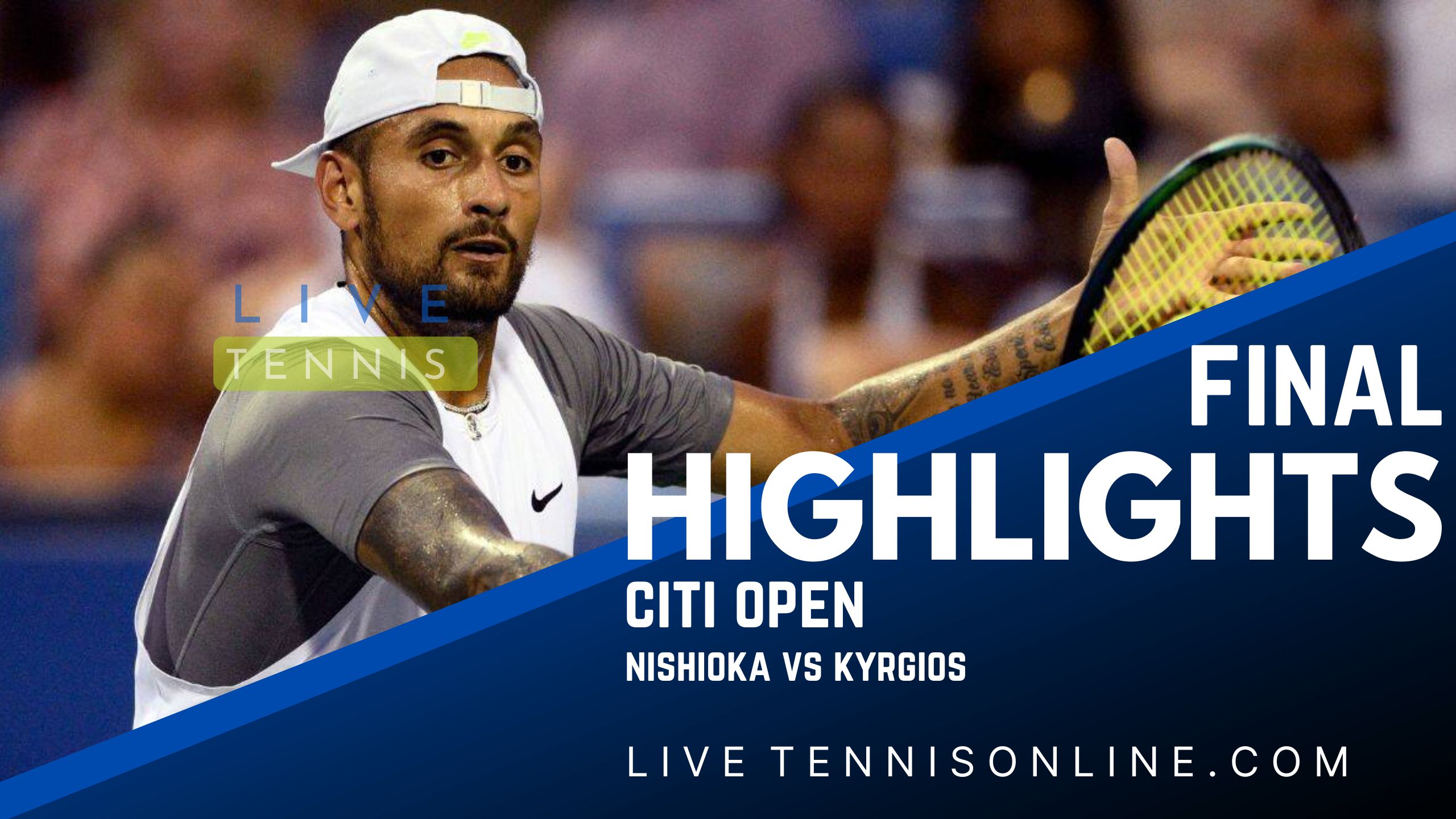 Kyrgios Vs Nishioka Final Highlights 2022 Citi Open