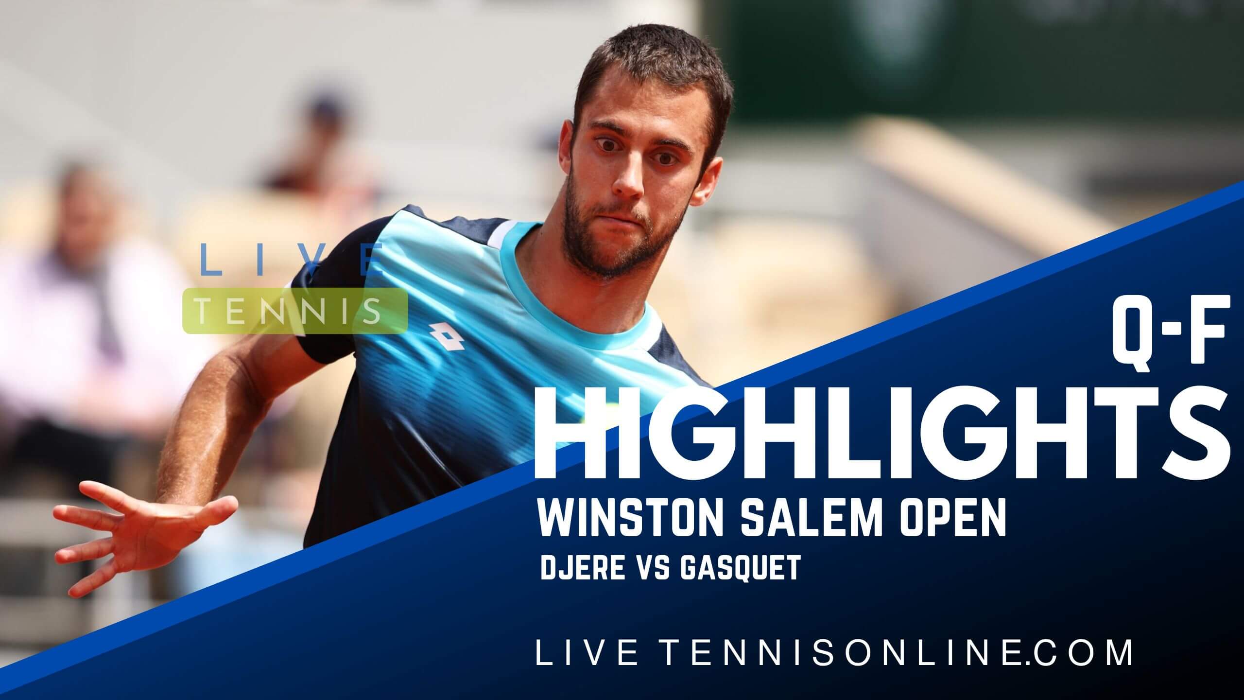 Djere Vs Gasquet QF Highlights 2022 Winston Salem Open