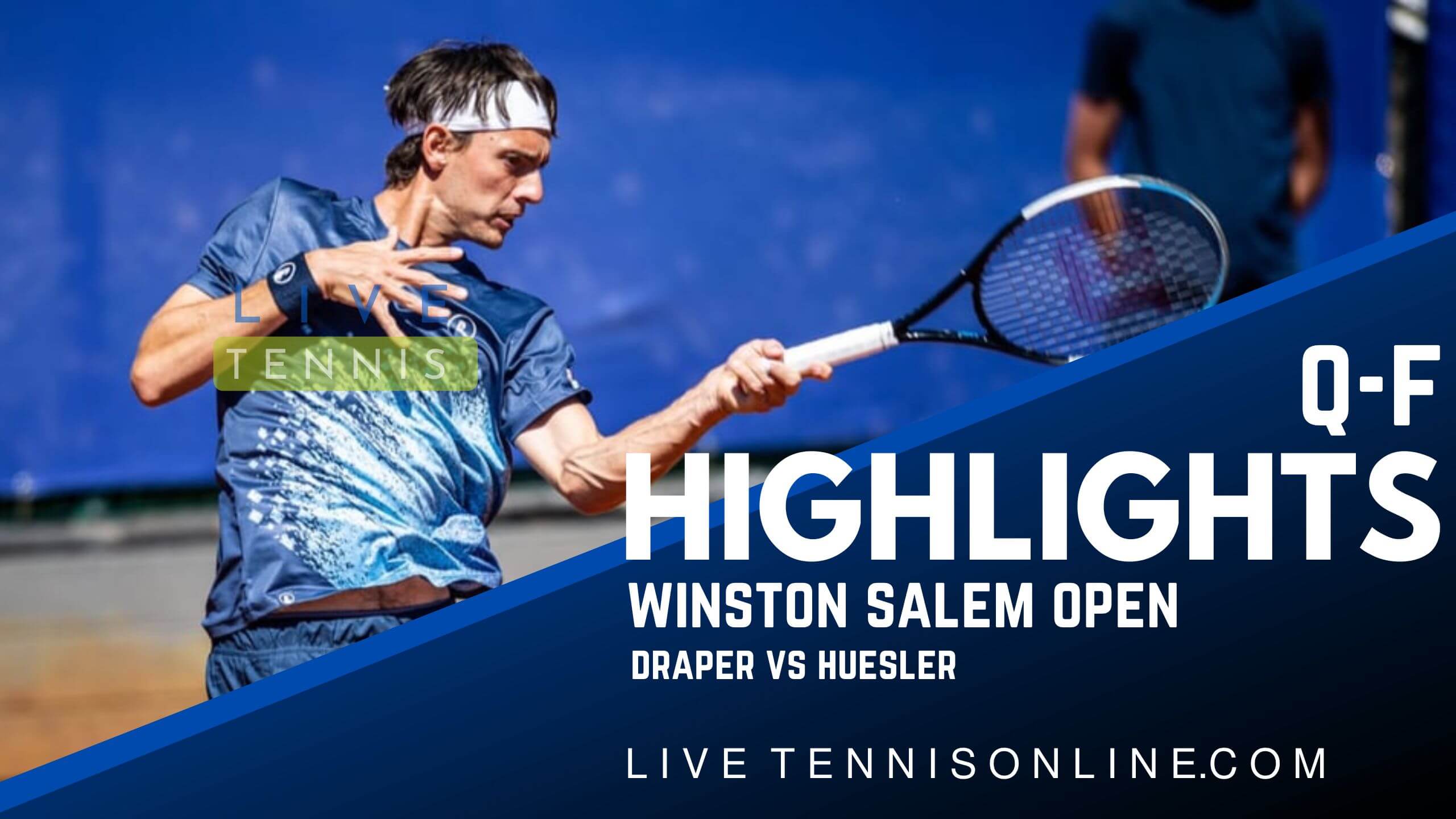 Draper Vs Huesler QF Highlights 2022 Winston Salem Open