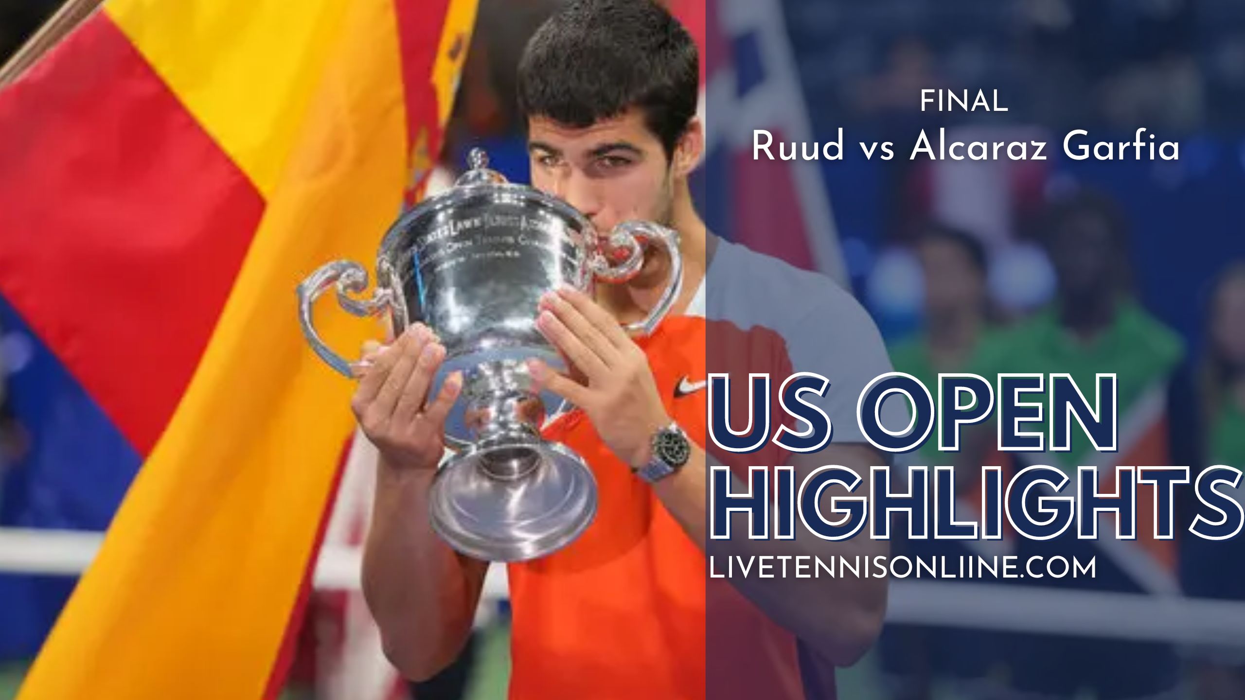 Alcaraz Garfia Vs Ruud Final Highlights 2022 US Open Tennis