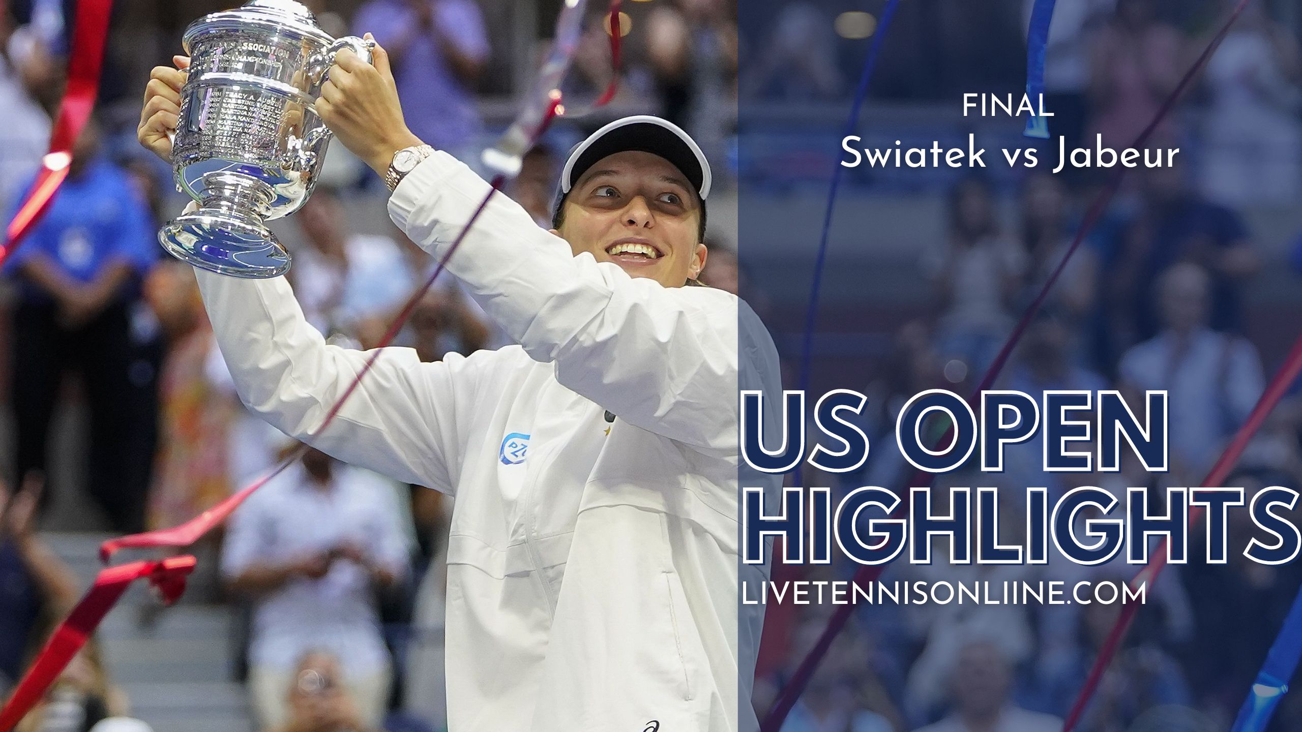 Swiatek Vs Jabeur Final Highlights 2022 US Open Tennis