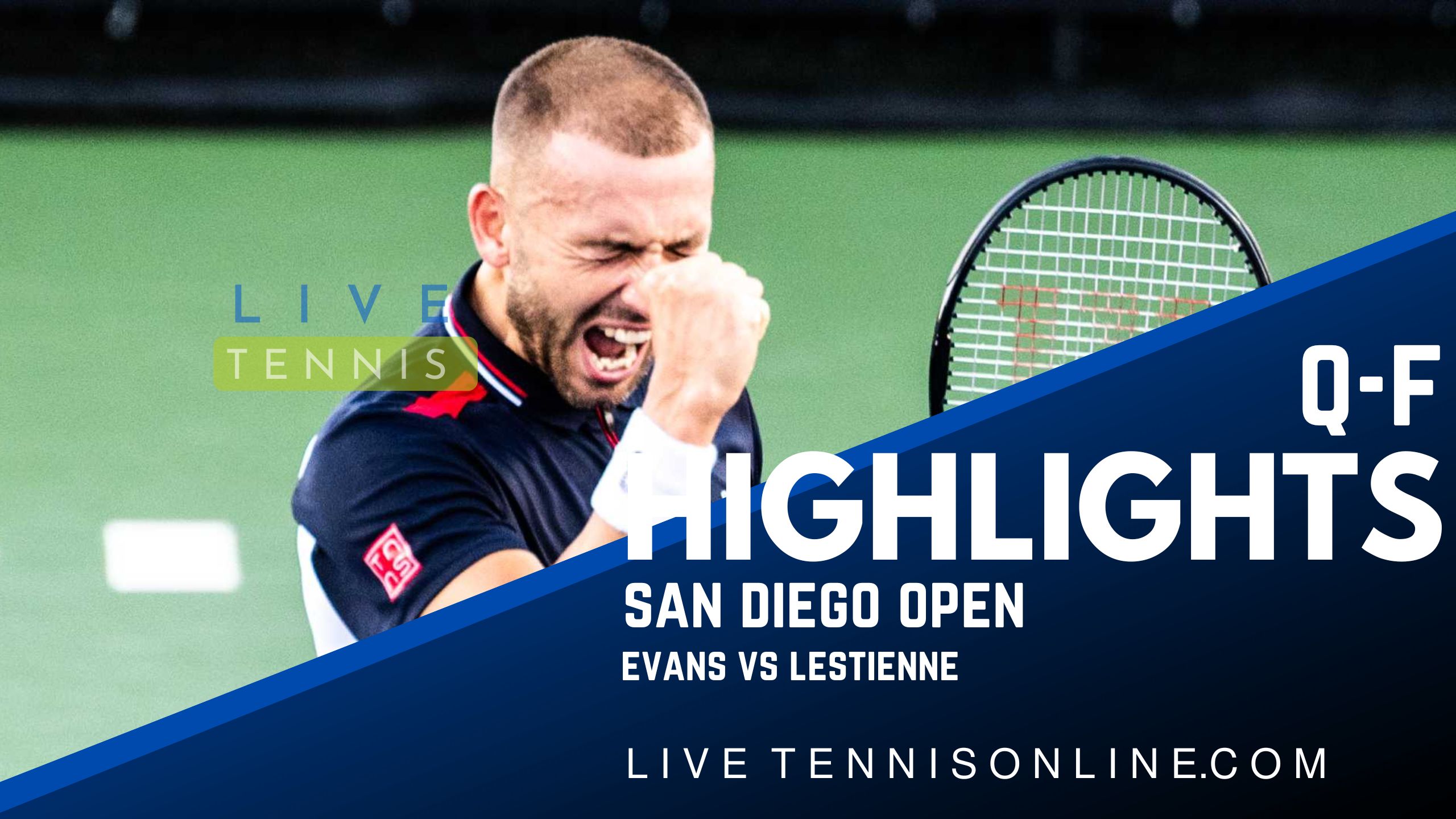 Evans Vs Lestienne QF Highlights 2022 San Diego Open