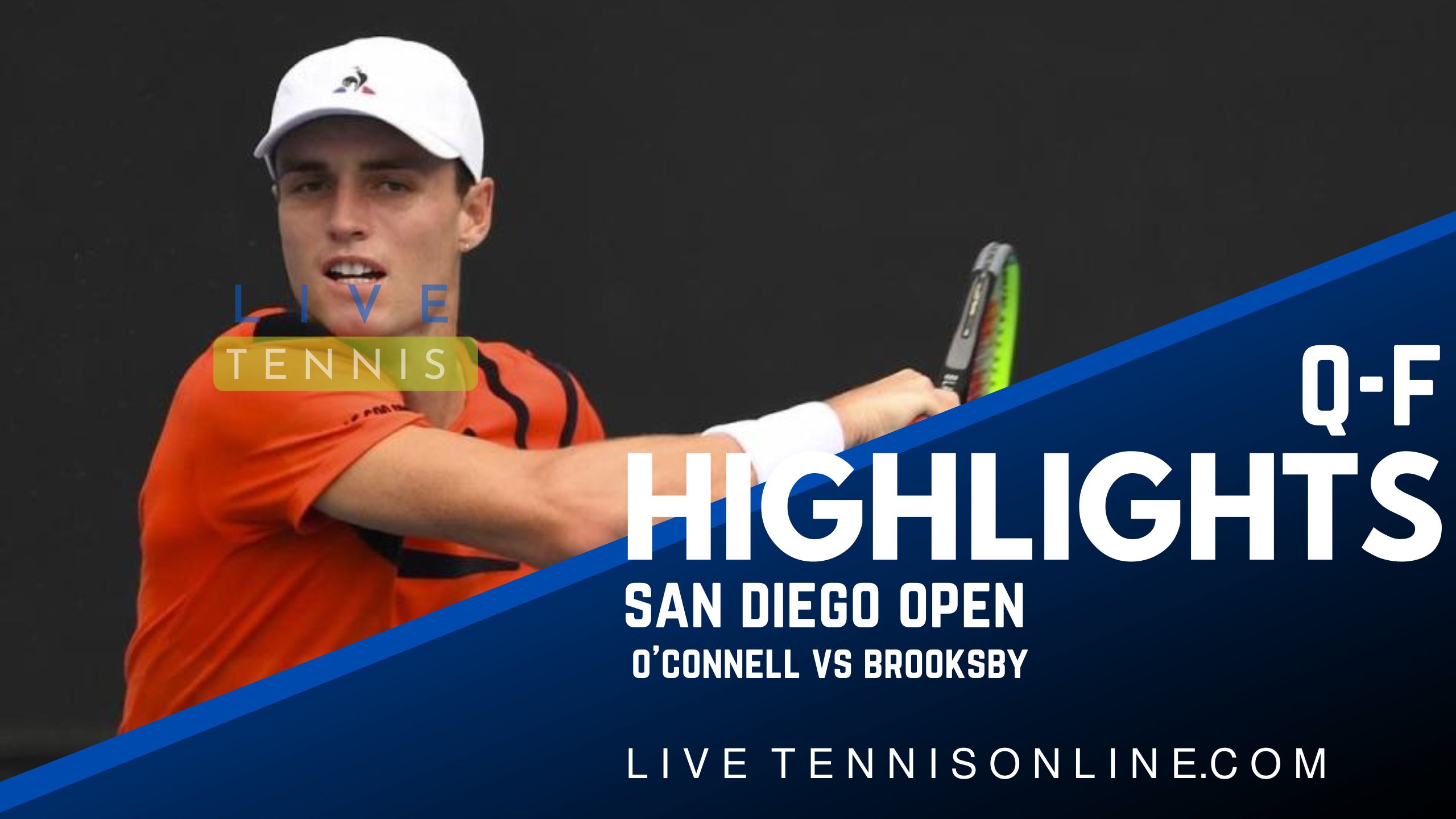 OConnell Vs Brooksby QF Highlights 2022 San Diego Open