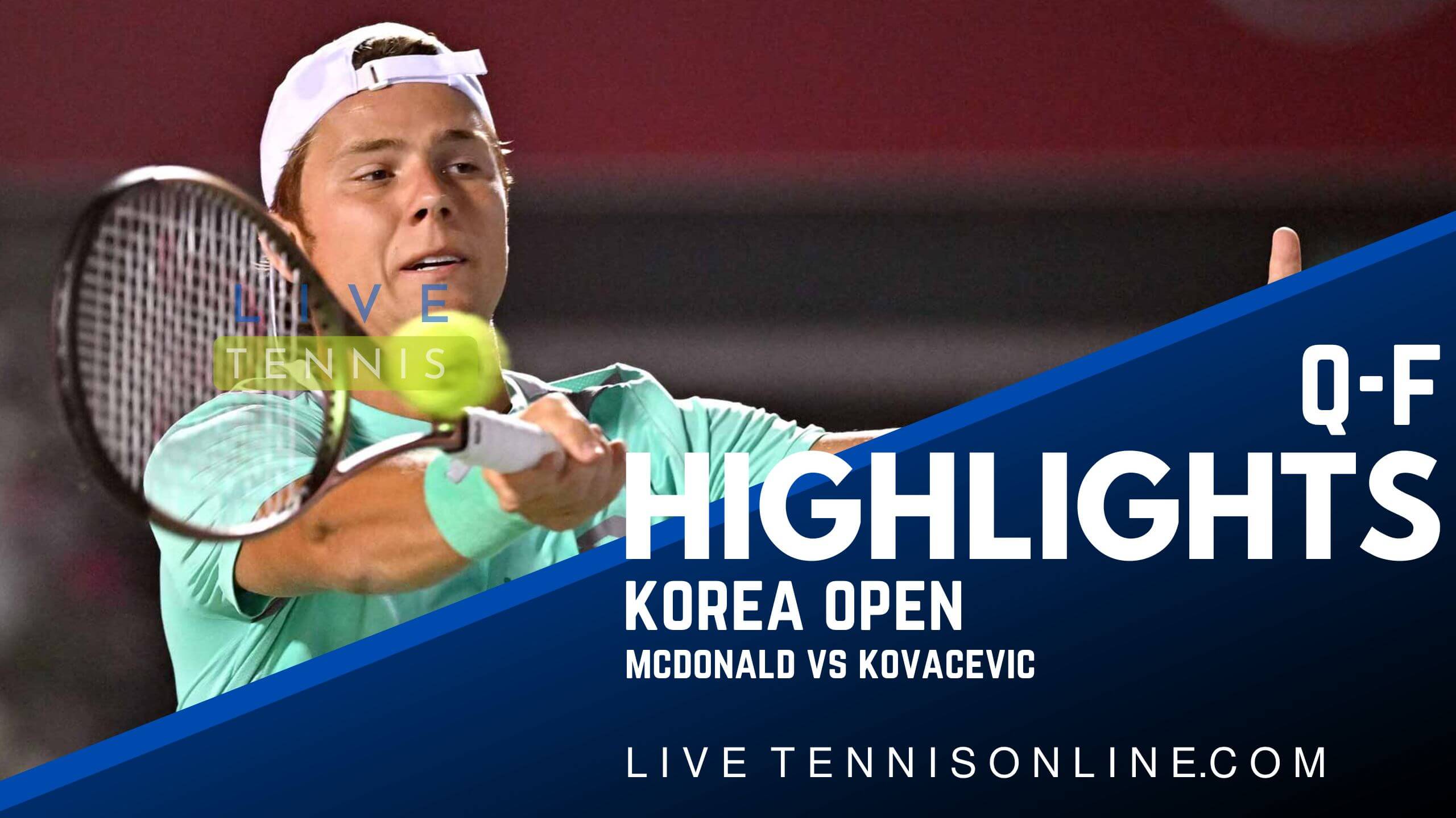 Mcdonald Vs Kovacevic QF Highlights 2022 Korea Open