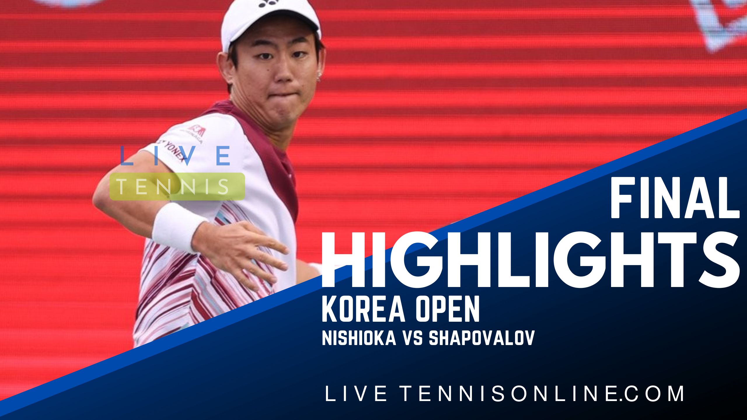 Nishioka Vs Shapovalov Final Highlights 2022 Korea Open